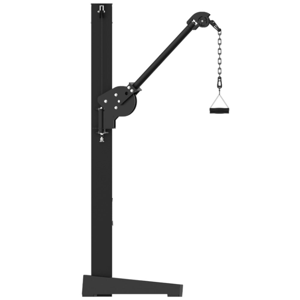 Dual Cable Crossover Single Stack Gym Station - 100KG Weight Capacity for Home & Commercial Strength Training