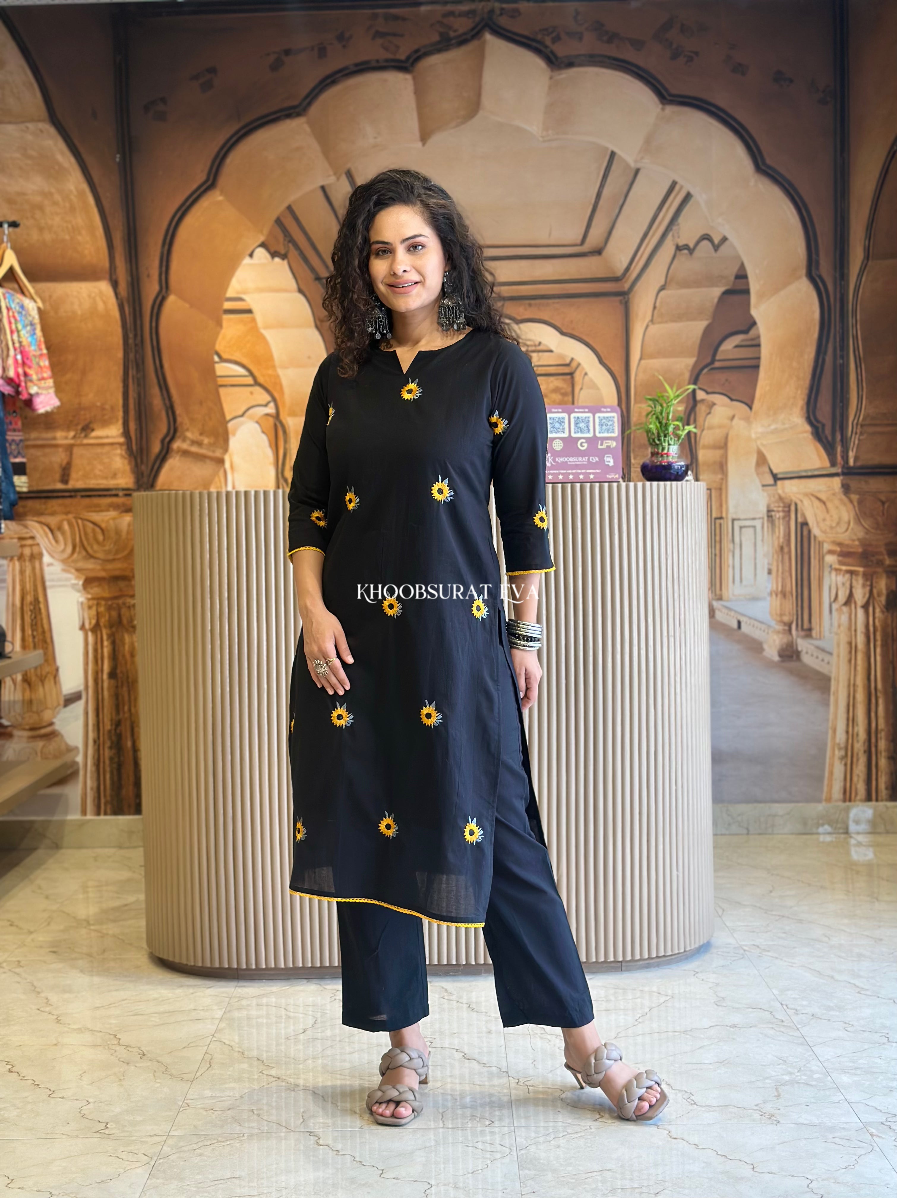 Everlasting Rich Black Kurta Set for Men - Traditional Indian Ethnic Wear for Weddings, Festivals & Special Occasions