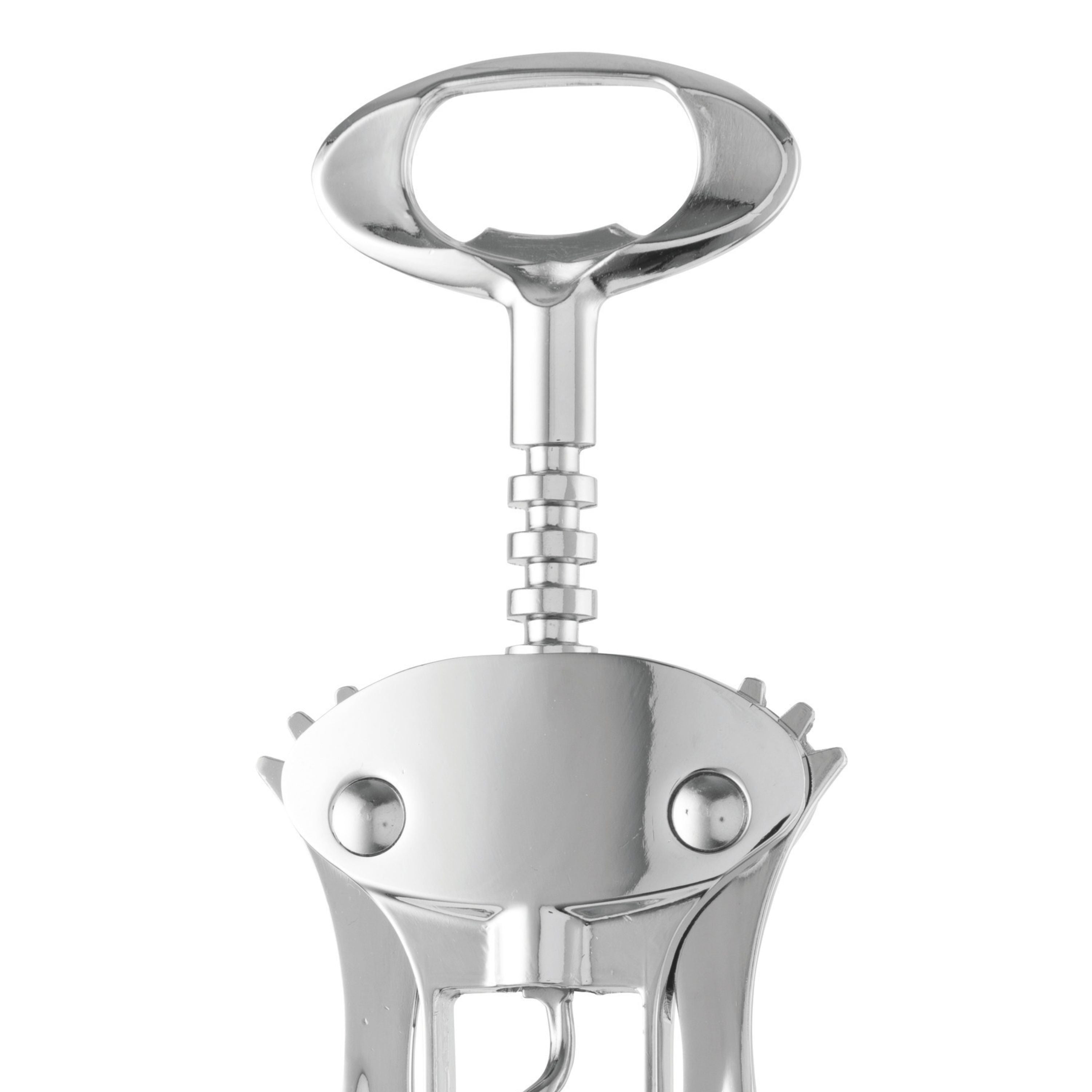 BergHOFF Essentials Cast Zinc Alloy Wine Bottle Opener Corkscrew - 8 Inch Durable Bar Tool for Wine Lovers, Perfect for Home Bars, Restaurants, and Wine Tasting Events