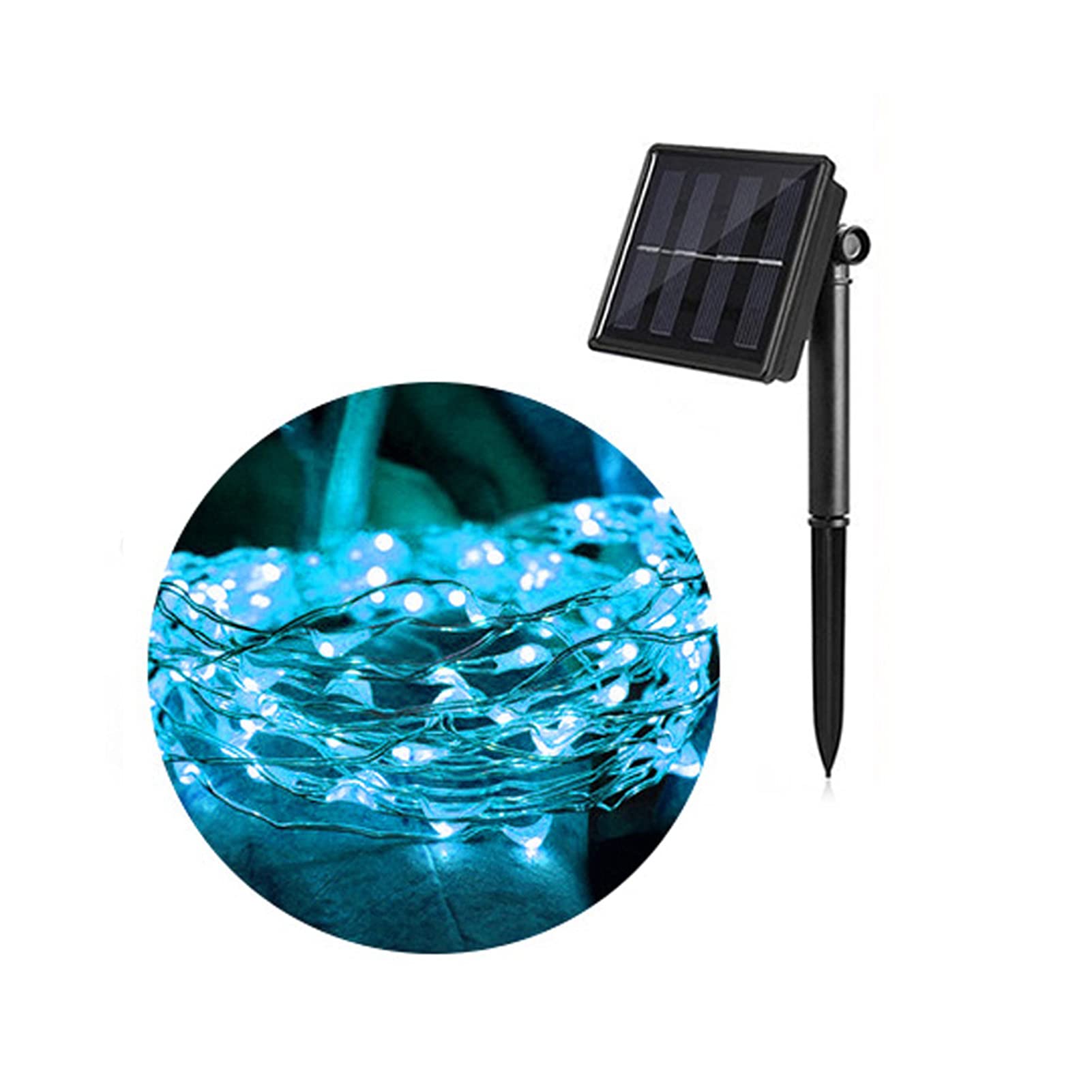MADAGI Solar String Lights Outdoor Waterproof - 2 Light Modes, Reusable Silicone Garden Lights for Patio, Yard, Deck & Backyard Decor | Perfect for Weddings, Parties & Outdoor Events