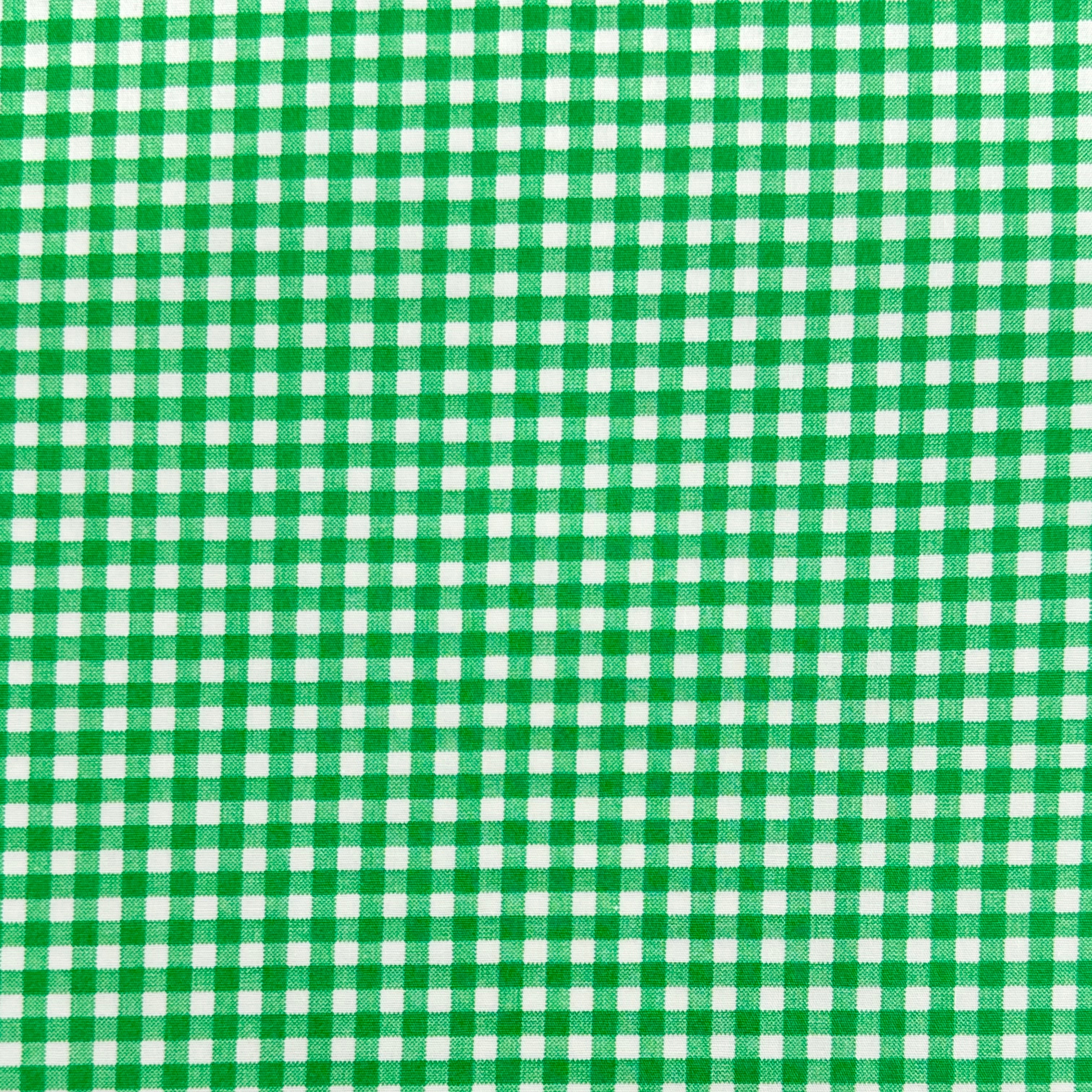 Emerald Green Gingham Fabric - Perfect for DIY Crafts, Home Decor, and Fashion Sewing Projects