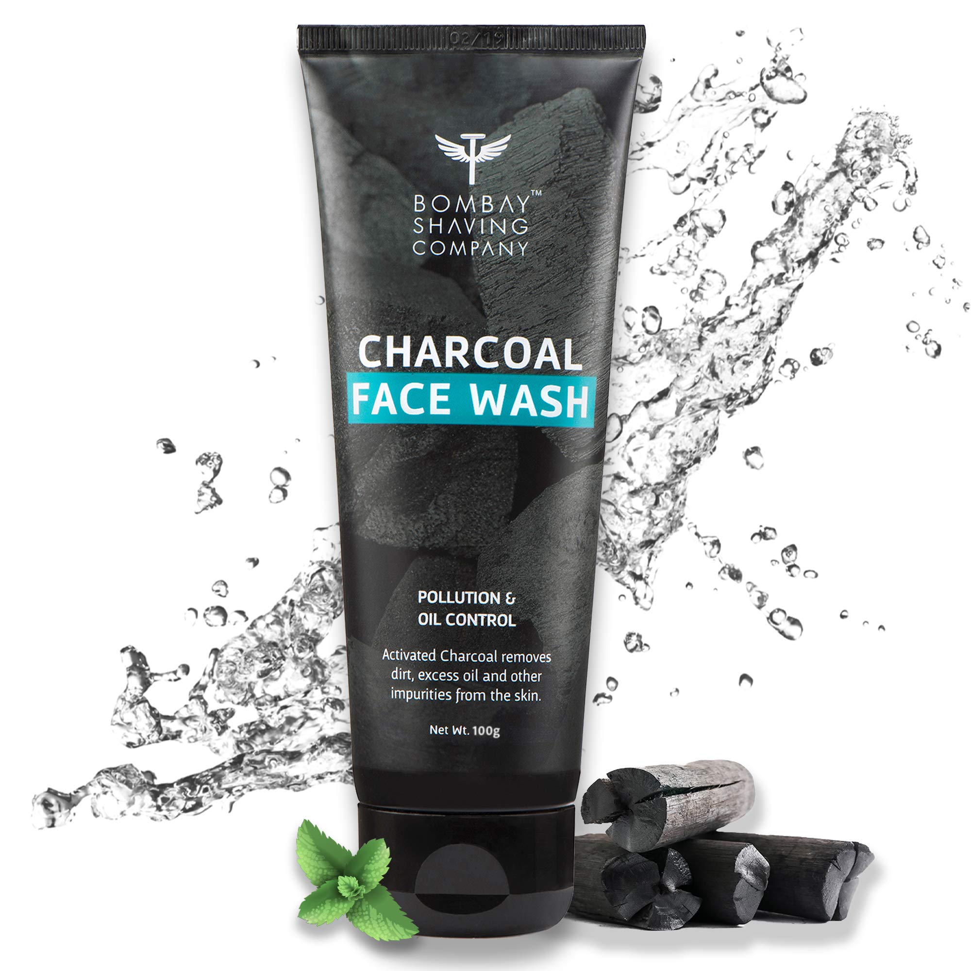 Bombay Shaving Company Charcoal & Coffee Face Wash for Men - Deep Cleansing, Oil Control & Exfoliation - Perfect for Daily Skincare Routine & Acne-Prone Skin