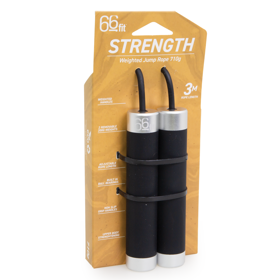 66fit Heavy Duty Speed Jump Rope - 710g Weighted Skipping Rope for CrossFit, Boxing & Cardio Training - Ideal for Home Gym, Fitness Enthusiasts & Athletes
