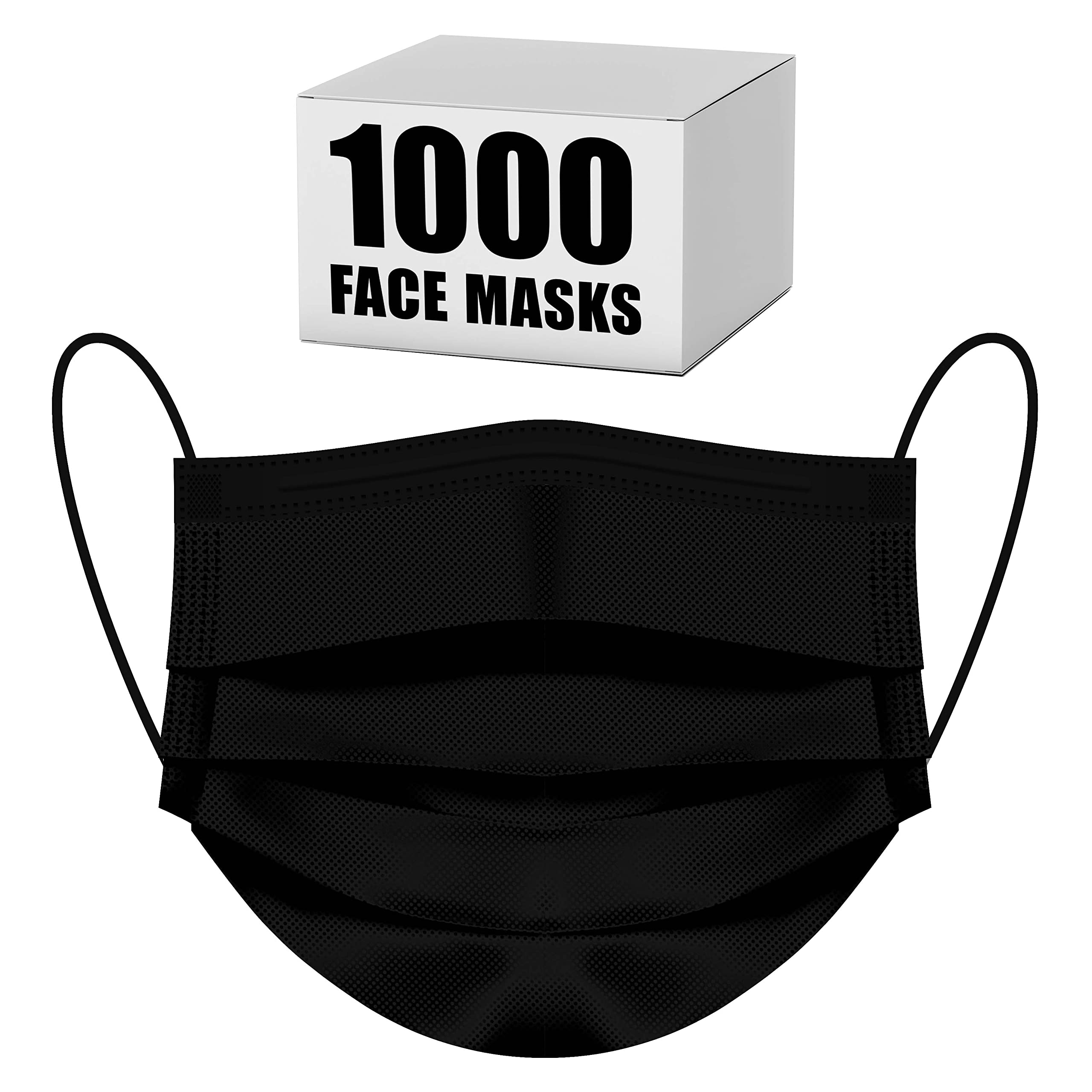 Wholesale Disposable Face Masks - Bulk Pack of 50/100/200 - 3-Ply Breathable & Comfortable for Daily Use, Travel, and Office Protection