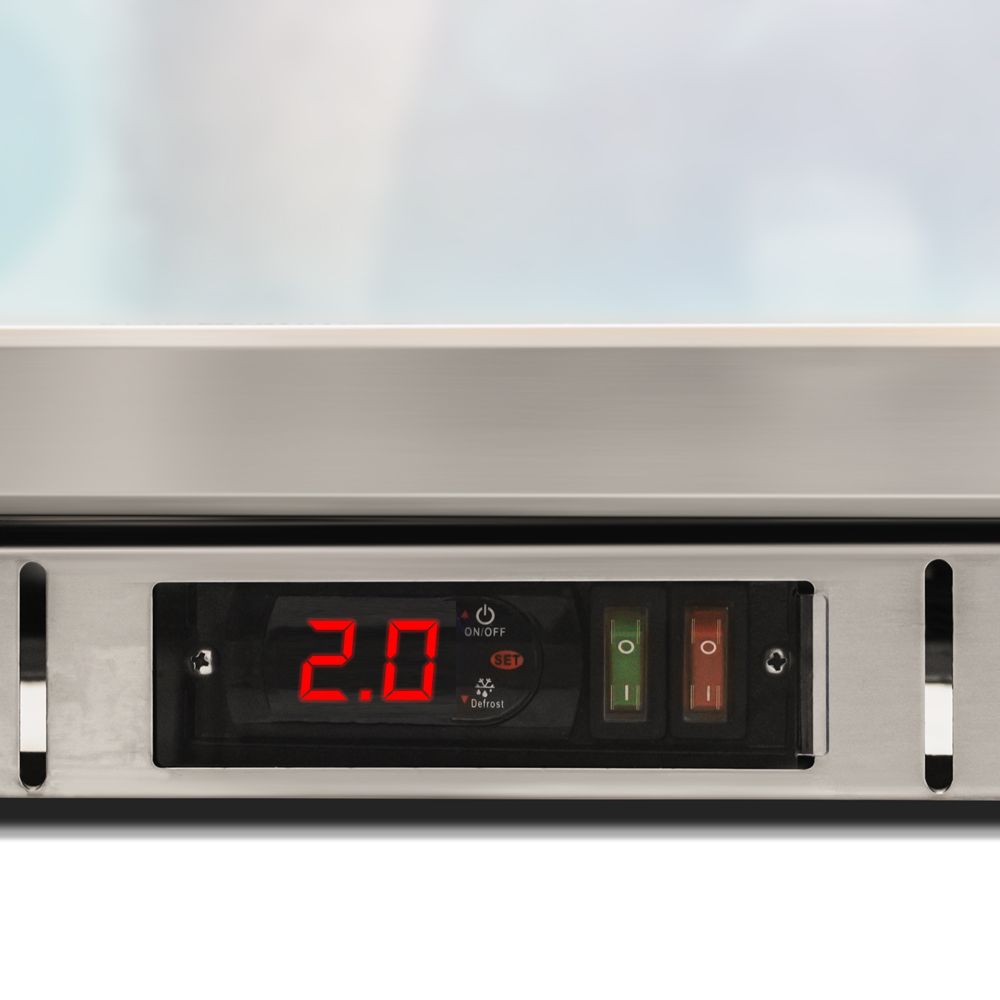 AG Twin Door Bar Fridge - Stainless Steel Body & Doors, 2SBR H - Perfect for Home Bars, Offices, and Entertainment Spaces