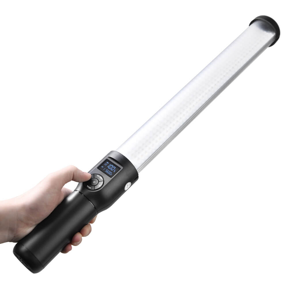 Godox LC500 RGB LED Video Light Stick with Barn Doors - Portable Handheld Light for YouTube, TikTok, Vlogging & Photography (Ideal for Content Creation, Live Streaming & Studio Lighting)