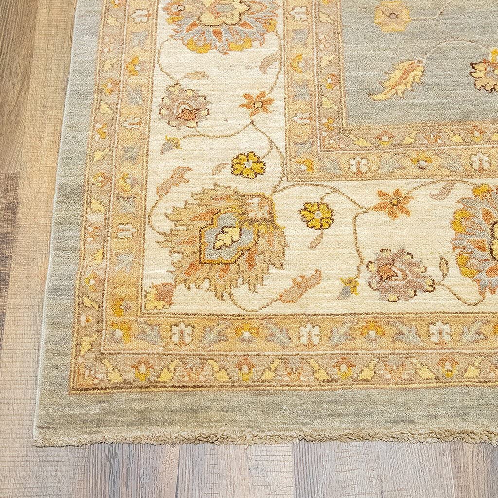 Handmade Oushak Area Rug 100% Wool 10'0