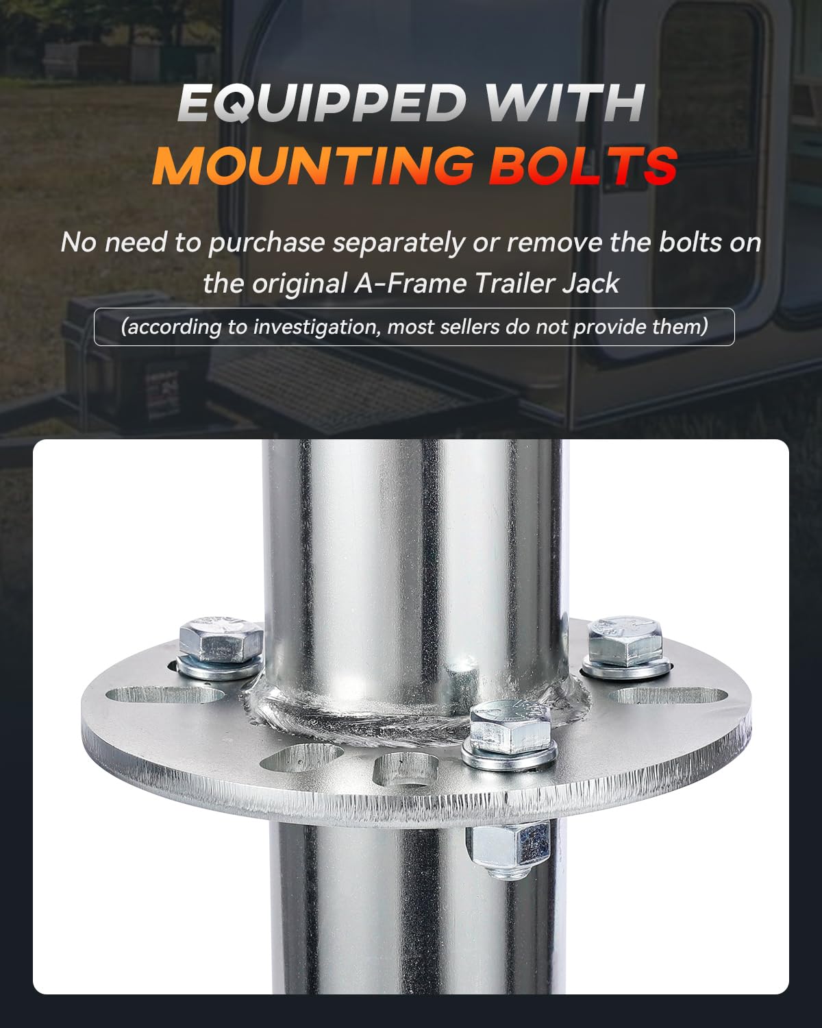 5000 lbs Heavy Duty A-Frame Trailer Jack with 23