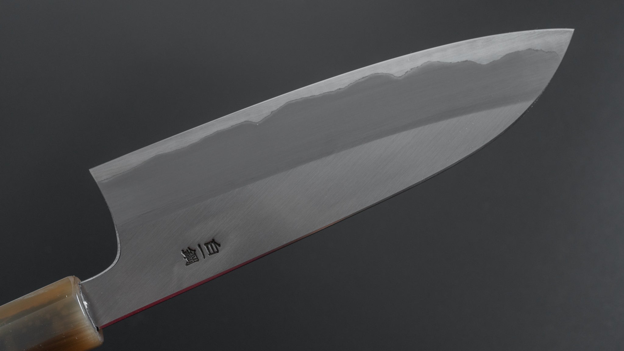 Hitohira Togashi White #1 Stainless Clad Migaki Santoku Knife 180mm with Ziricote Handle - Premium Japanese Kitchen Knife for Slicing, Dicing & Chopping Vegetables, Meat & Fish