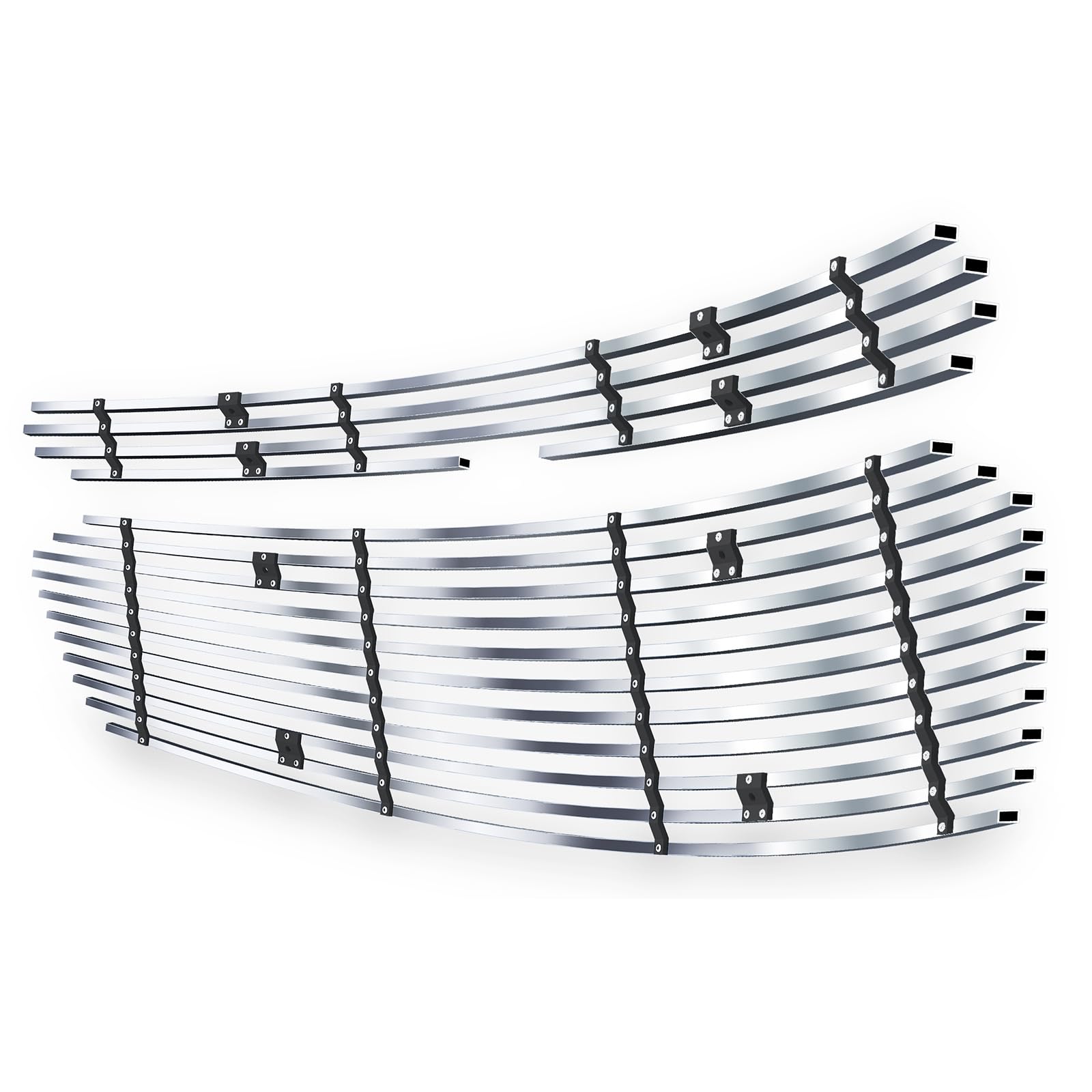 Premium Stainless Steel Horizontal Billet Grille Insert for 2015 Chevy Cruze - Upper Main Grille N19-C24366C - Durable & Stylish Car Exterior Upgrade for Enhanced Vehicle Appearance & Protection