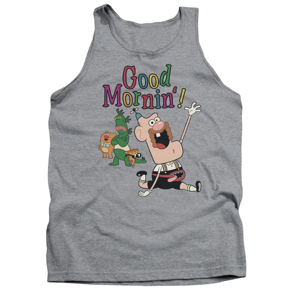 Uncle Grandpa Good Mornin Unisex Tank Top - Comfortable Cotton Sleeveless Shirt for Men & Women - Perfect for Summer, Gym, Beach & Casual Wear