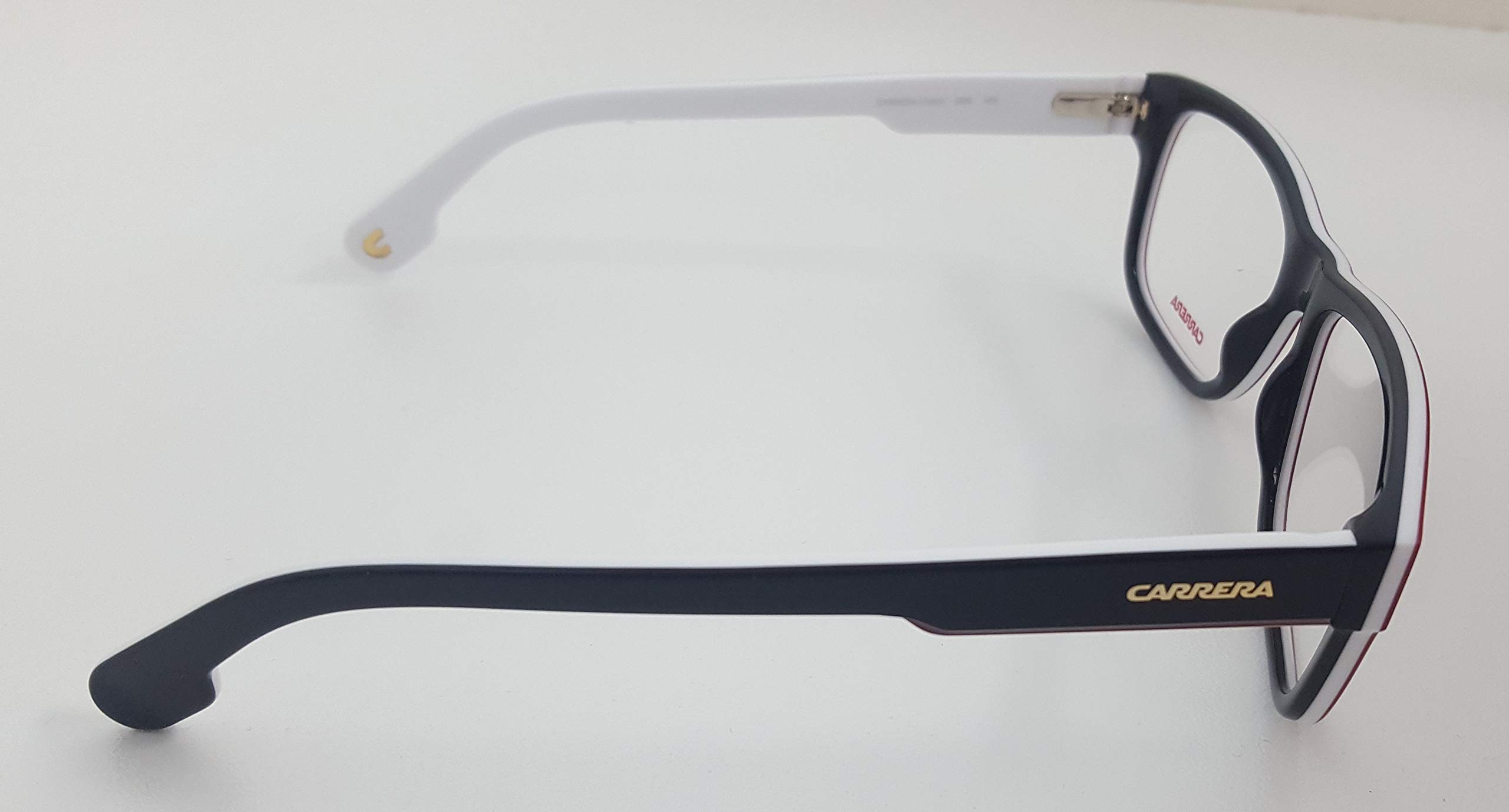 Carrera 1102/V 08RR Striped Red Eyeglasses - Trendy Retro Frame for Men & Women - Perfect for Fashion, Reading & Daily Wear
