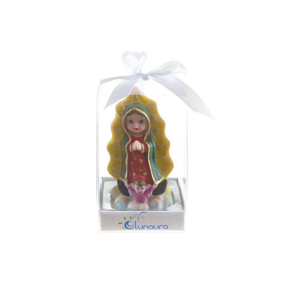 12-Piece Baby Lady Guadalupe Keepsake Figurine Set - Religious Statue Decor for Baptism, First Communion, Home Altar & Special Celebrations | Perfect Gift & Party Favors for Catholic Families