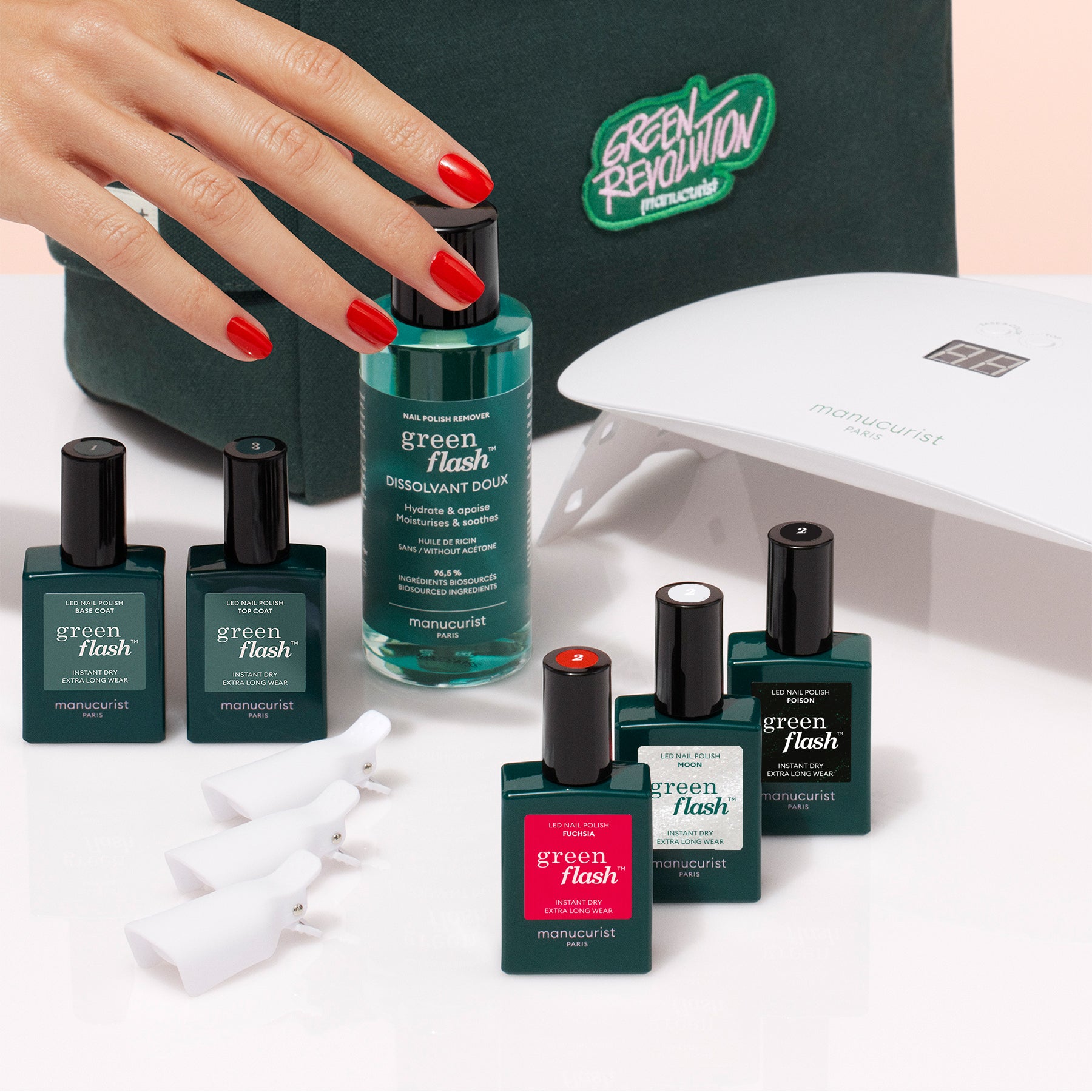 LED Nail Polish Starter Kit - The Glam Trio | Professional UV Gel Manicure Set for Home & Salon Use | Perfect for DIY Nail Art, Gifts & Special Occasions