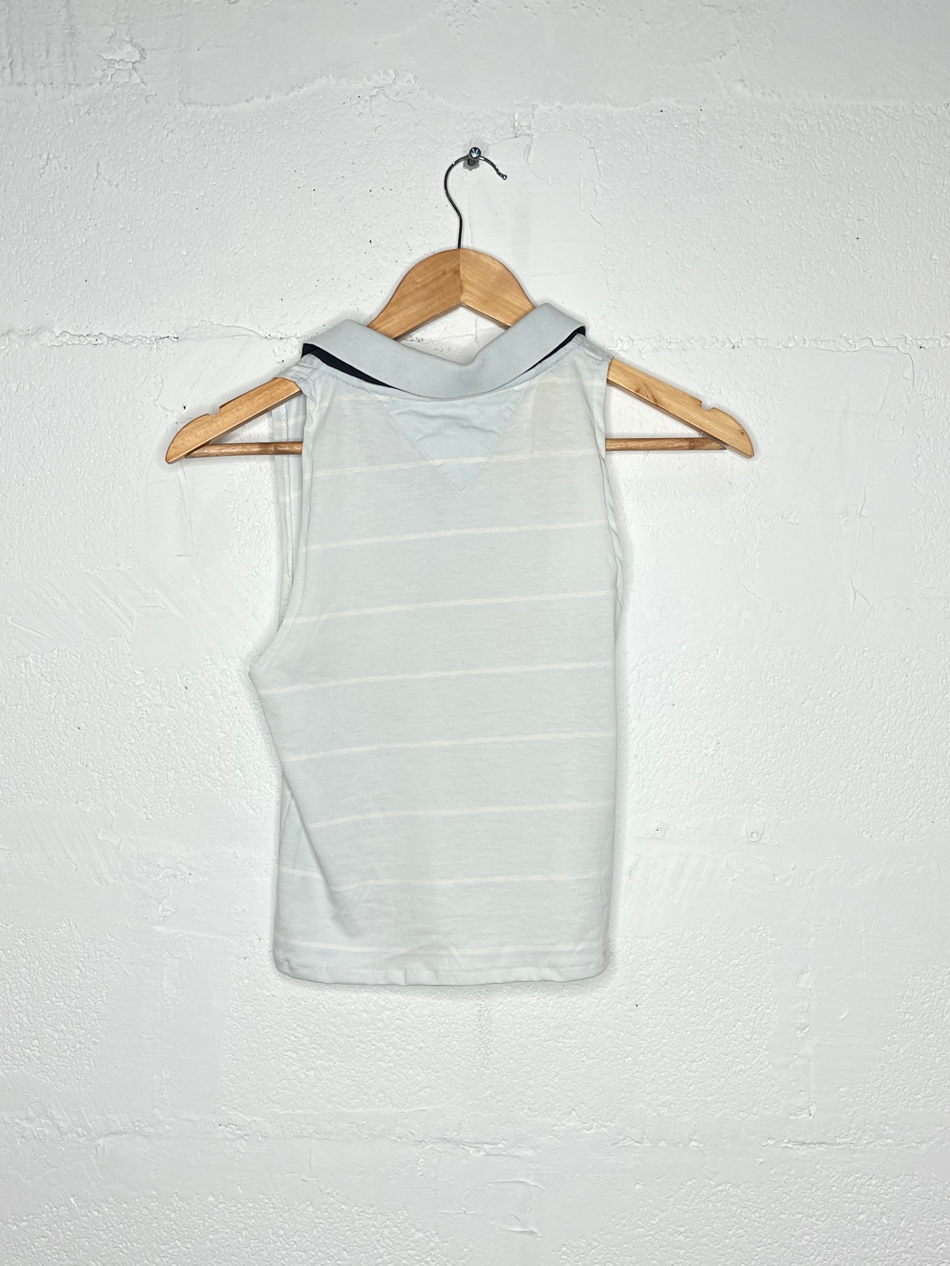 Tommy Hilfiger Women's Polo Crop Top - Short Sleeve Casual Shirt for Summer, Golf, and Everyday Wear