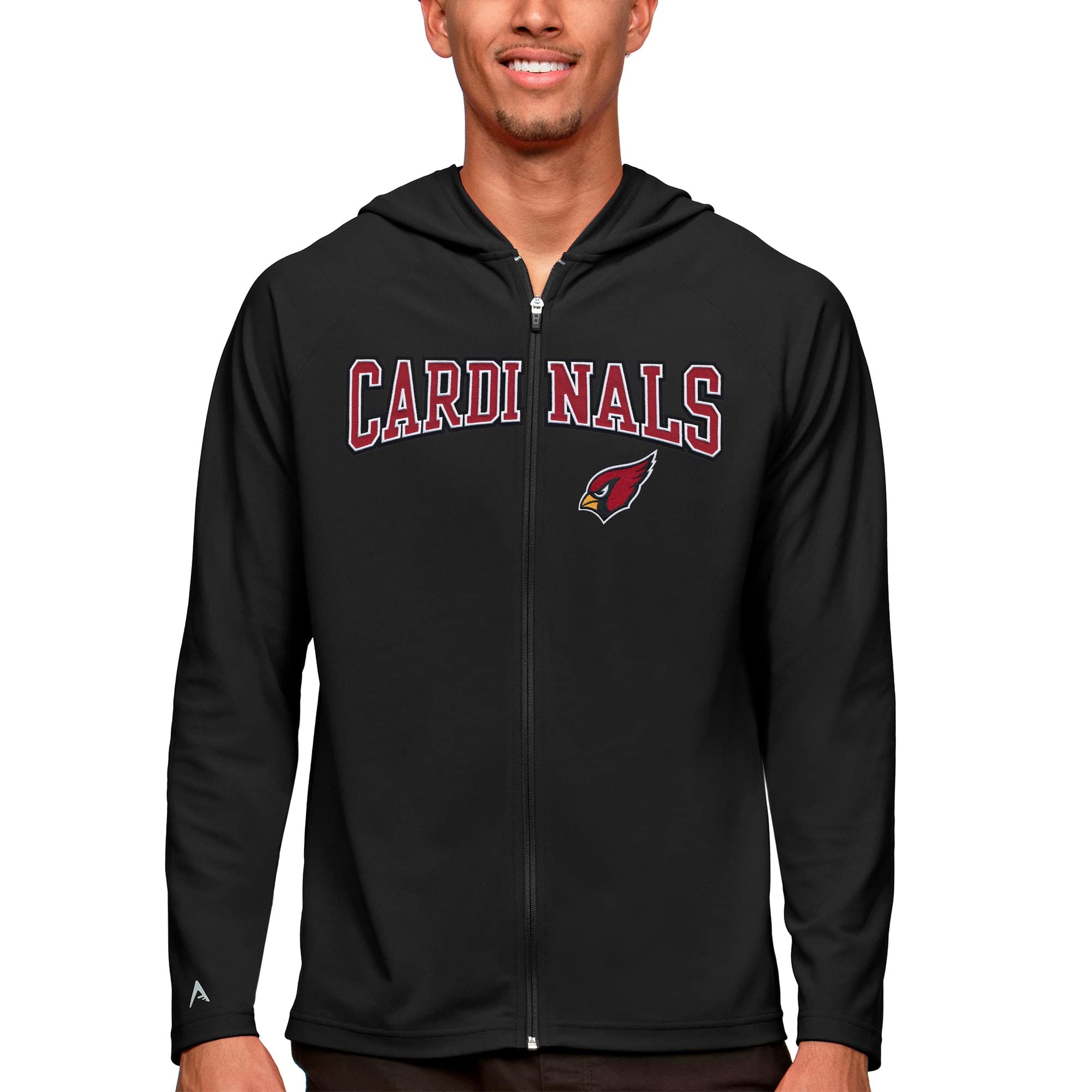 **Antigua Men's NFL Legacy Full-Zip Hoodie – Officially Licensed, Comfortable & Stylish – Perfect for Game Day, Casual Wear & Outdoor Activities**