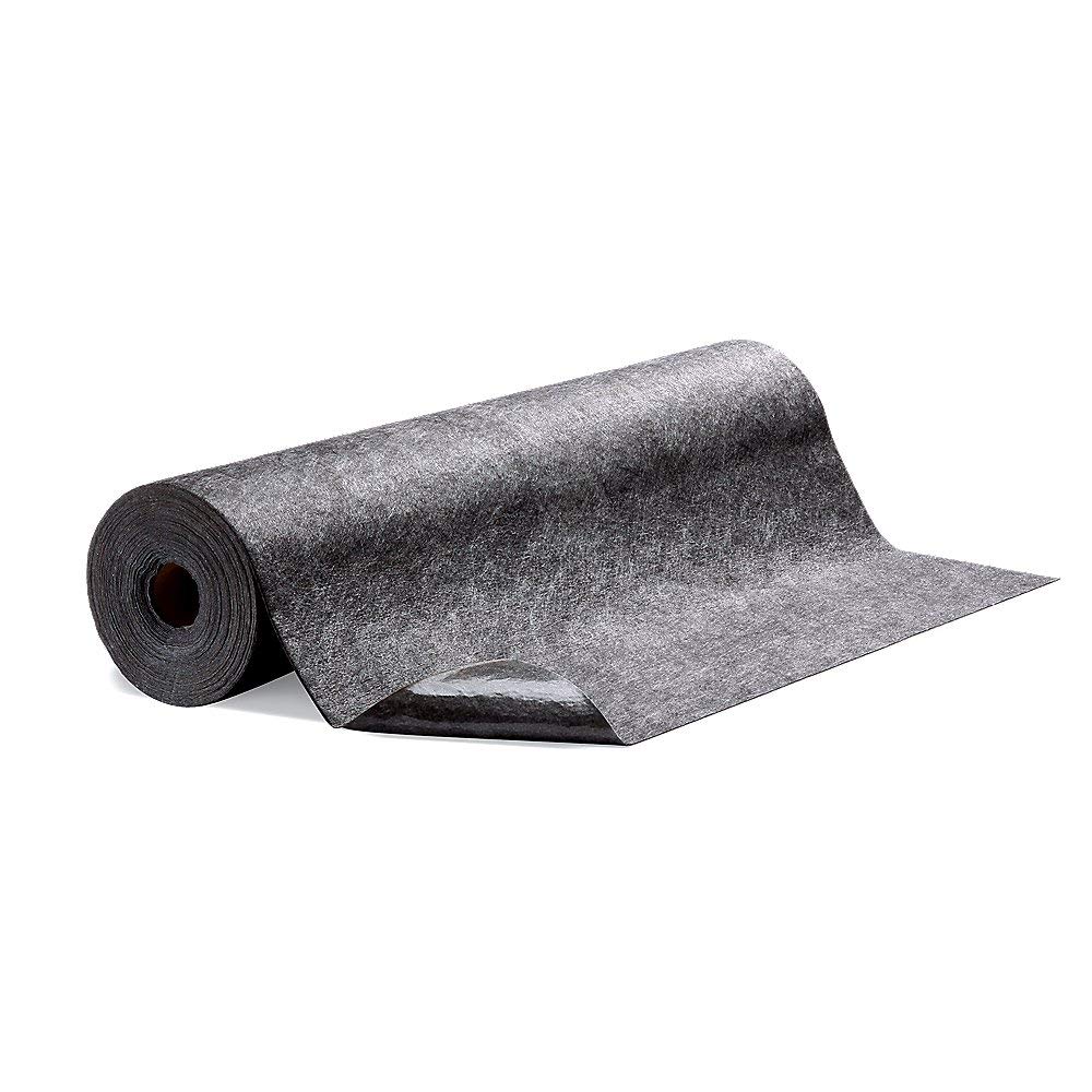 GRP48200-GY Industrial Non-Slip Floor Mat Runner - 4' x 100' Gray Adhesive Backed Entrance Mat for Warehouses, Factories & High-Traffic Areas | Durable Safety Matting for Wet/Slippery Floors