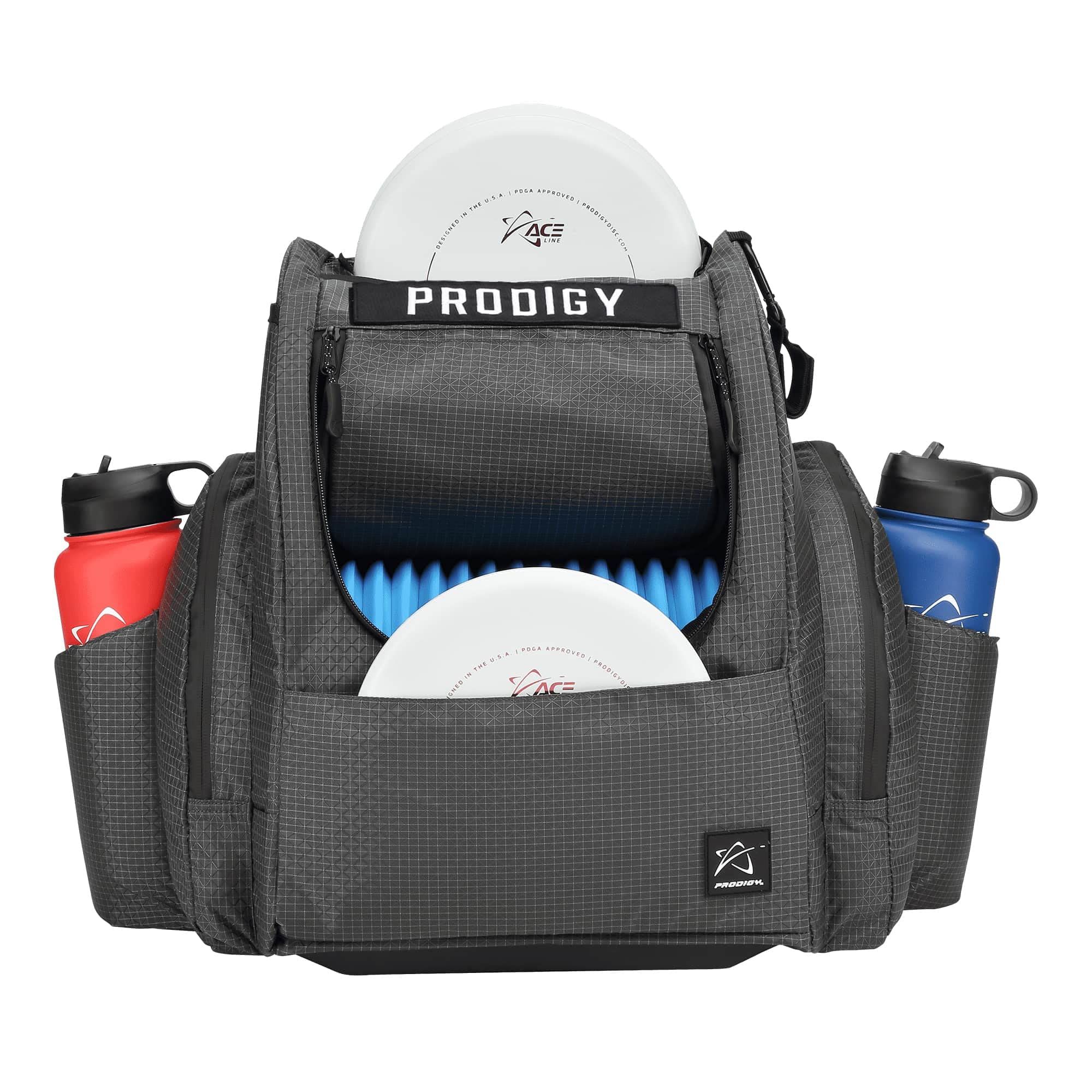 Prodigy Disc BP-2 V3 Disc Golf Backpack - 26+ Disc Capacity with Extra Storage | Premium Water-Resistant & Tear-Resistant Frisbee Golf Bag | Perfect for Tournaments & Outdoor Disc Golf Adventures