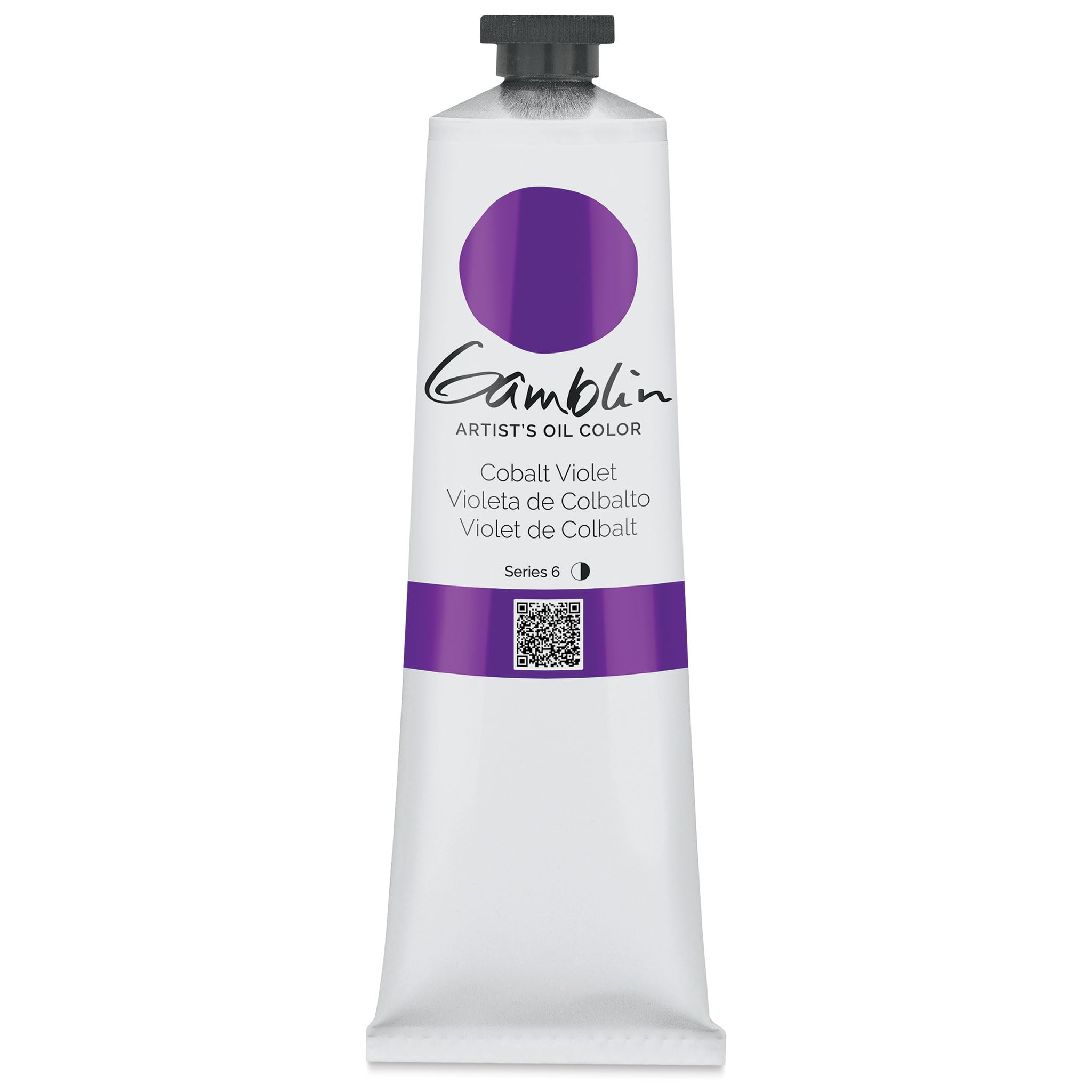 Gamblin Artist Oil Color - Cobalt Violet (150ml Tube) - Professional Oil Paint for Canvas Painting, Portraits & Fine Art - Rich Pigment & Smooth Texture
