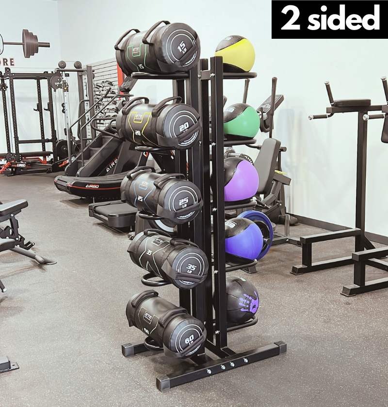 Vertical Medicine Ball Rack - Heavy Duty Storage Organizer for Gym Equipment | Perfect for Home Gyms, CrossFit & Fitness Studios