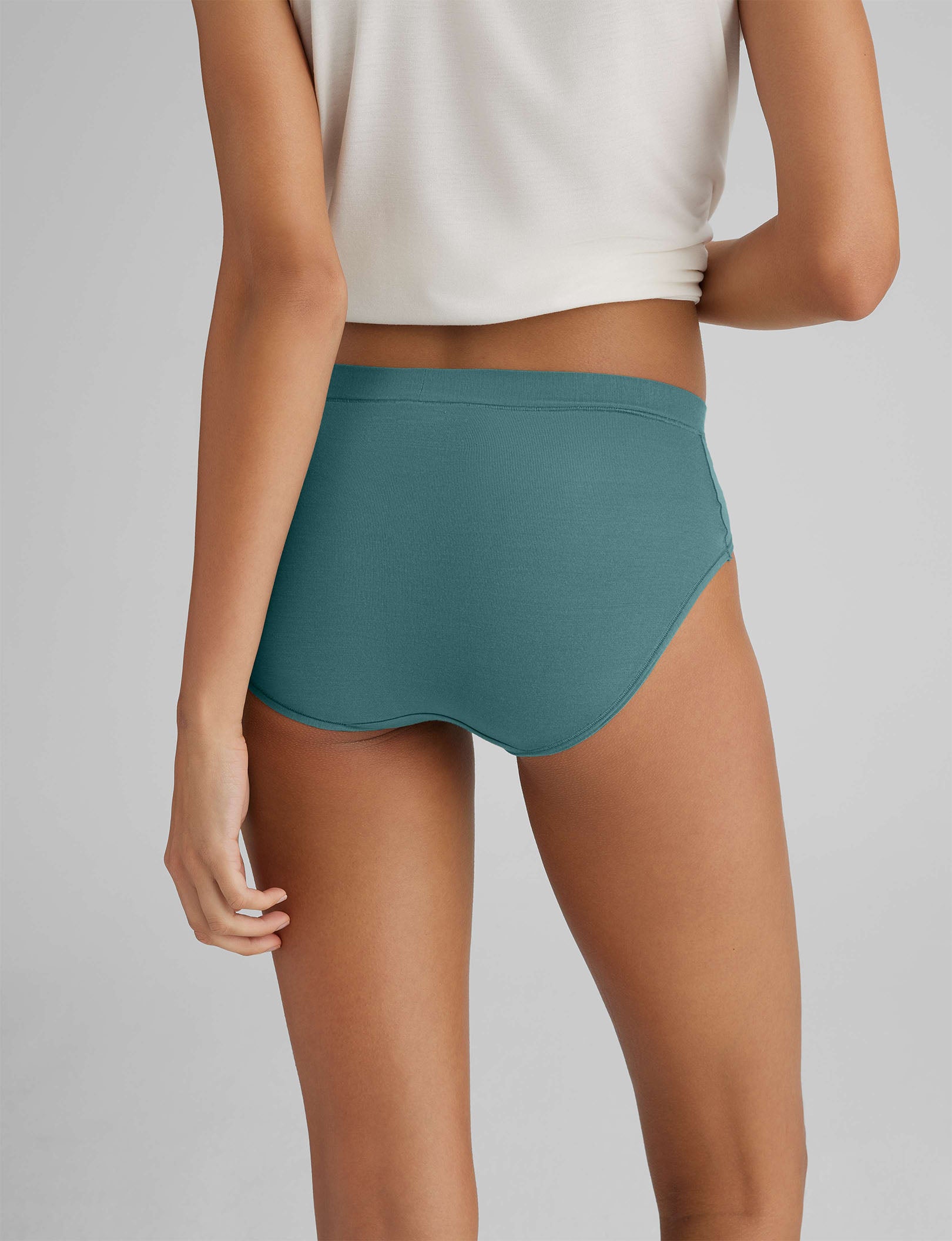 Women's High Rise Brief Underwear - 3 Pack Soft Second Skin Comfort for Everyday Wear & Lounge