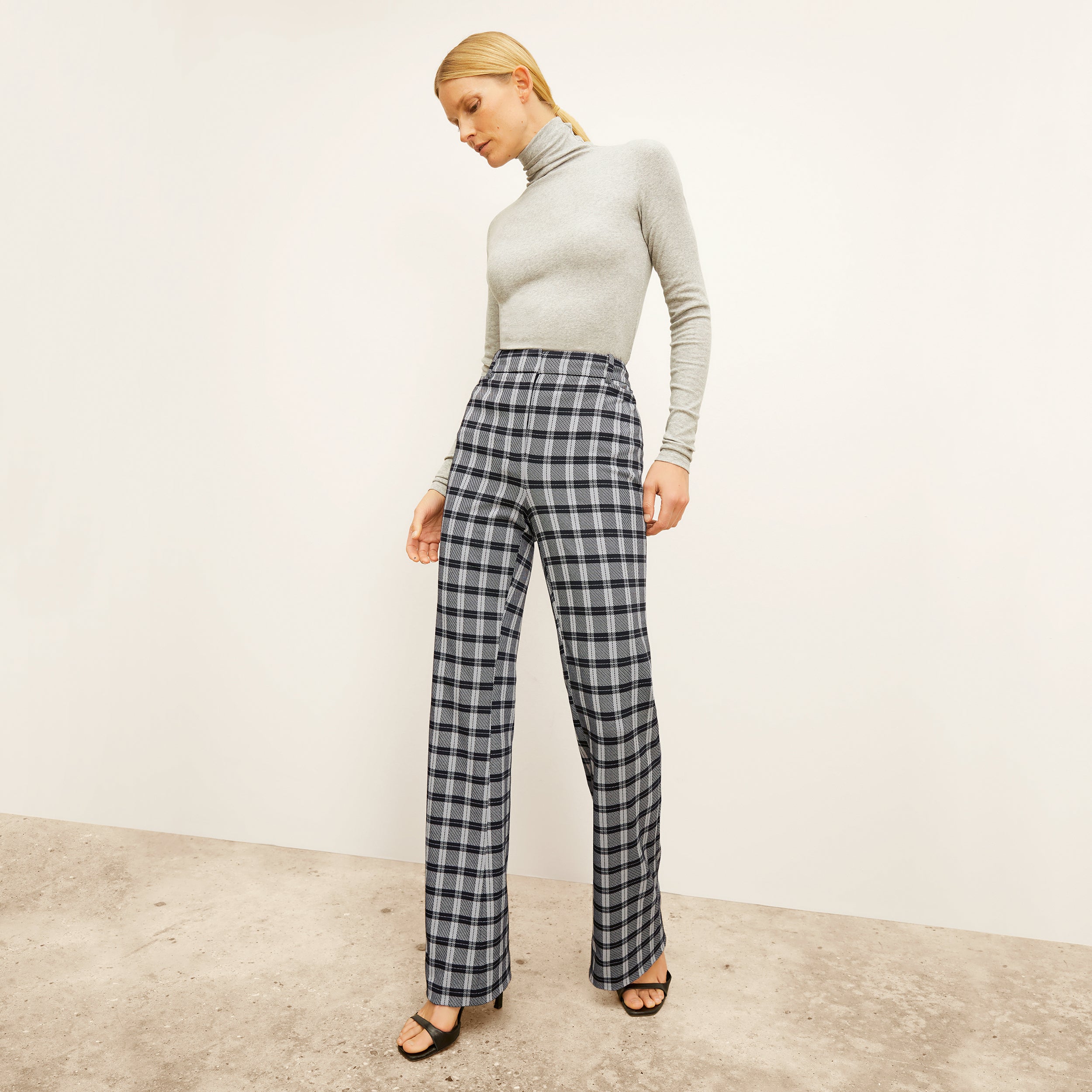 Horton Pant Knit Suiting Pants - Comfortable Stretch Formal Trousers for Office & Business Wear | Checkmate Collection | Perfect for Work, Meetings & Professional Events