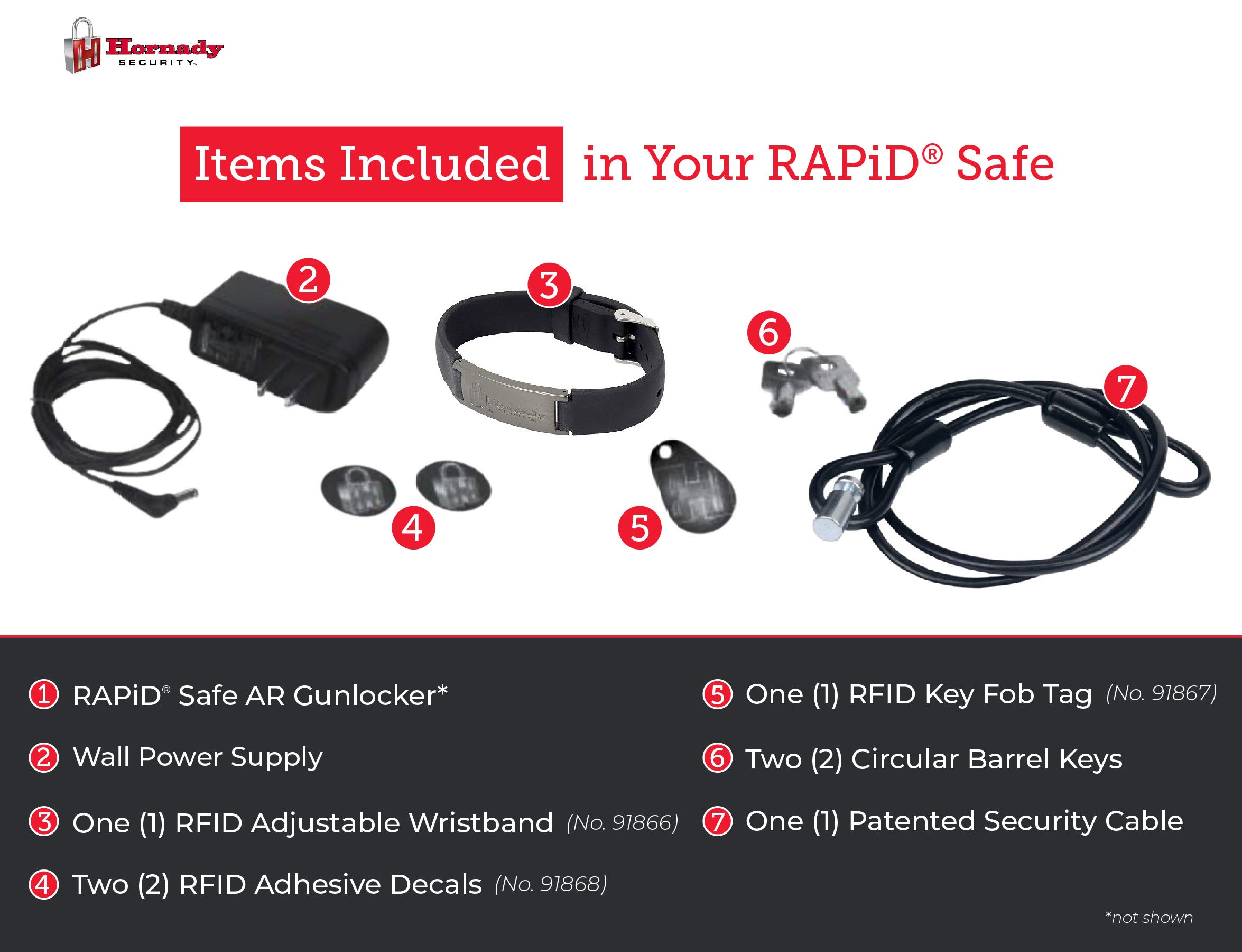 Hornady RAPiD Safe AR Gun Locker with RFID Touch-Free Entry | Tamper-Proof Rifle & Shotgun Safe for Home & Vehicle | Heavy Duty Storage for Firearms & Accessories | Ideal for Quick Access & Secure Gun Protection