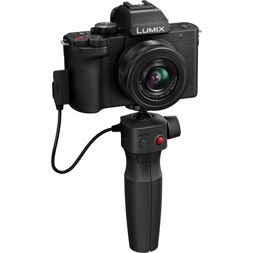 Panasonic LUMIX G100 4K Mirrorless Camera with 12-32mm F3.5-5.6 Lens & Tripod Grip - Perfect for Vlogging, Travel Photography & YouTube Content Creation