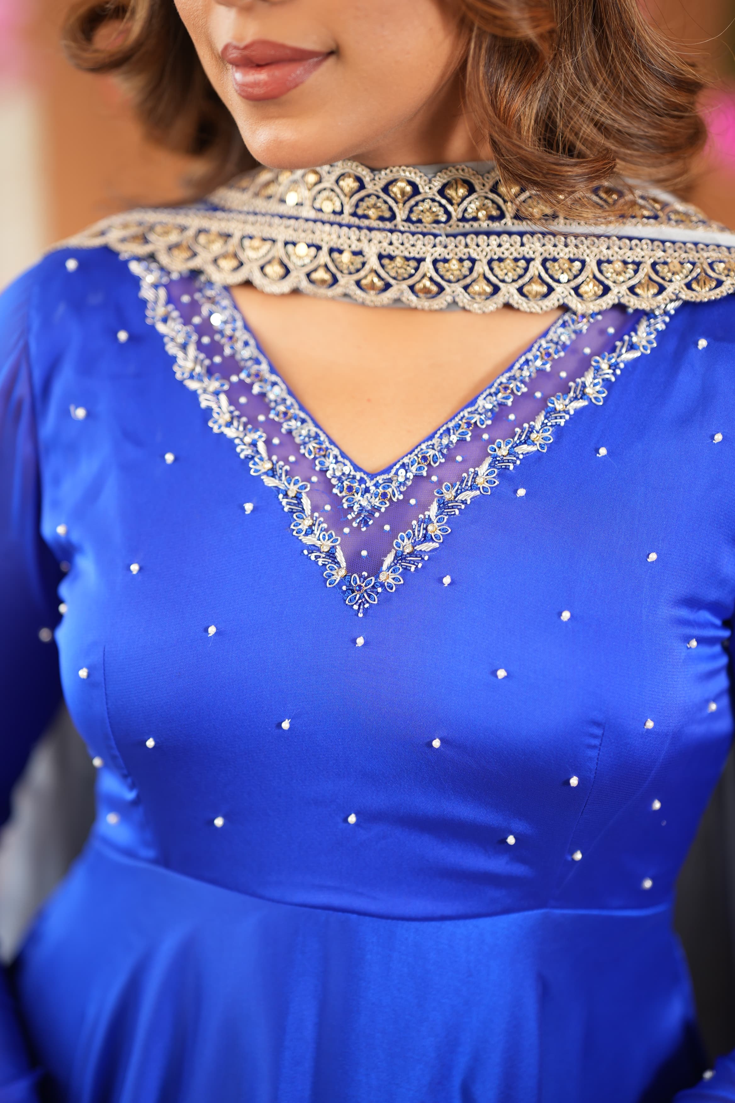 DD623 Sakshi Premium Double Layer Anarkali Kurti - Elegant Indian Ethnic Dress for Women | Perfect for Festivals, Weddings & Special Occasions