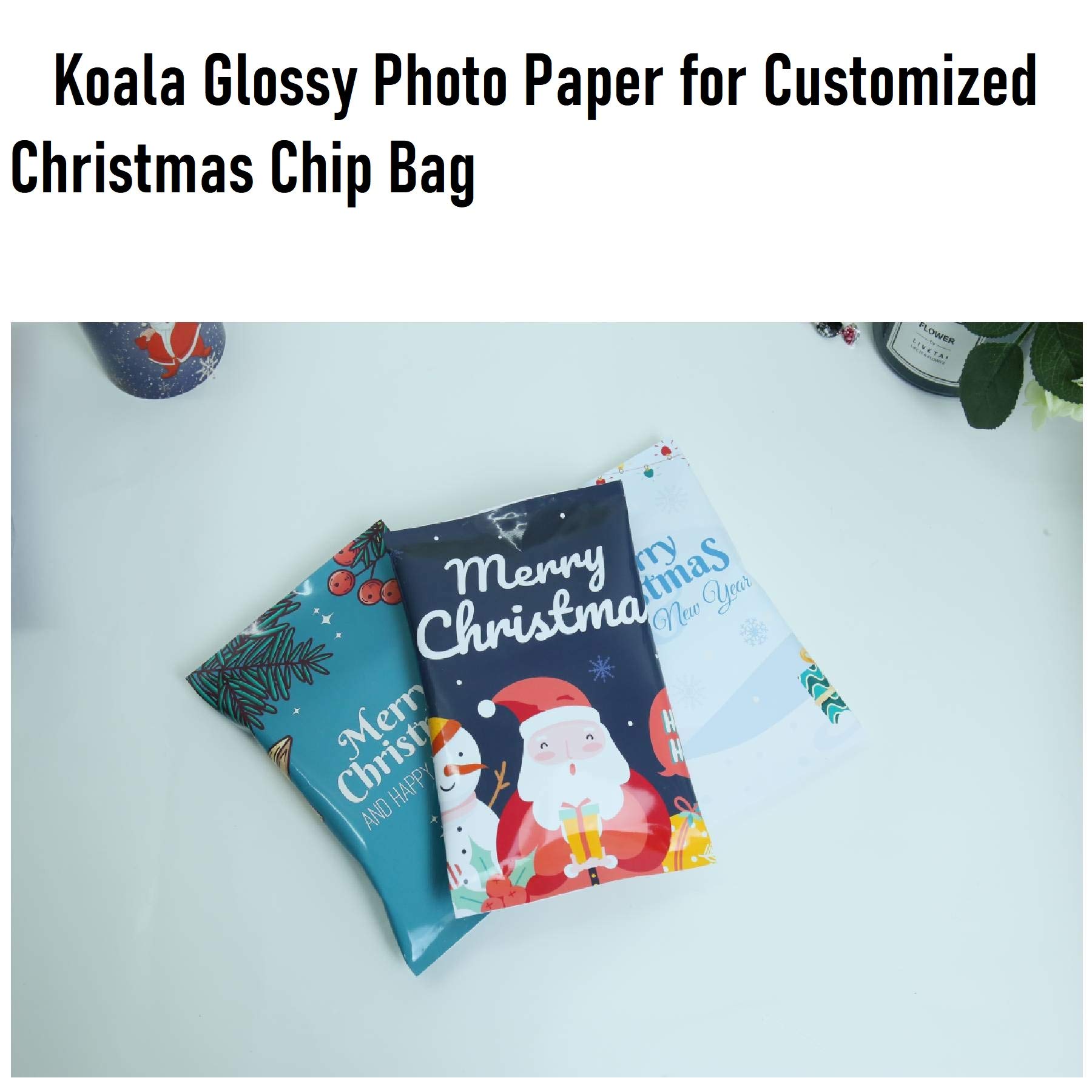 Premium Koala Inkjet Glossy Photo Paper & Self-Adhesive Sticker Paper Bundle - High-Quality Printing for Photos, Labels & DIY Crafts - Perfect for Scrapbooking, Home Decor & Office Use