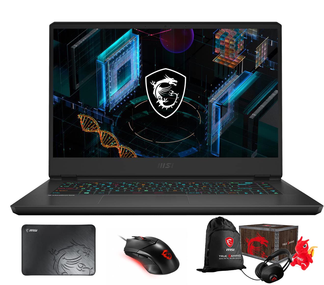 MSI GP66 Leopard Gaming Laptop - Intel i7-11800H 8-Core, 32GB RAM, 2TB SSD, RTX 3080, 15.6