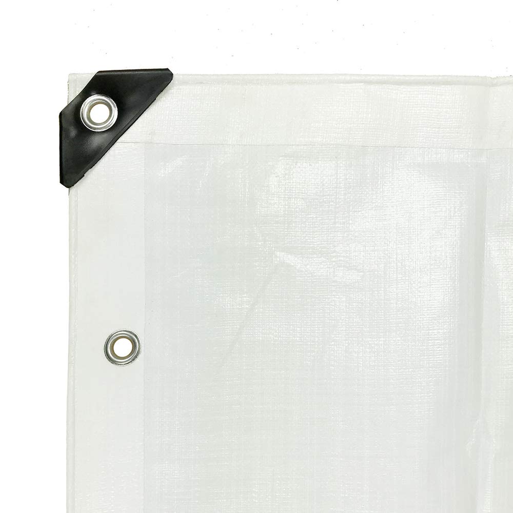 12 Mil 30x40FT Heavy Duty Waterproof Tarpaulin Cover - UV & Rip Resistant, Reinforced Edges for Boat, RV, Canopy, Camping, Tent Shelter - Perfect for Outdoor Protection, Construction, and Emergency Use