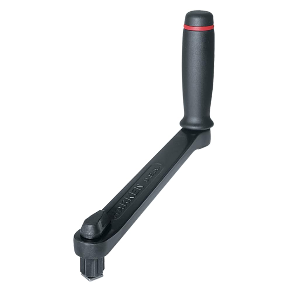 Harken 8-Inch Aluminum Ball Bearing Winch Handle with Lock-In Mechanism - Perfect for Sailing, Boating, and Marine Applications