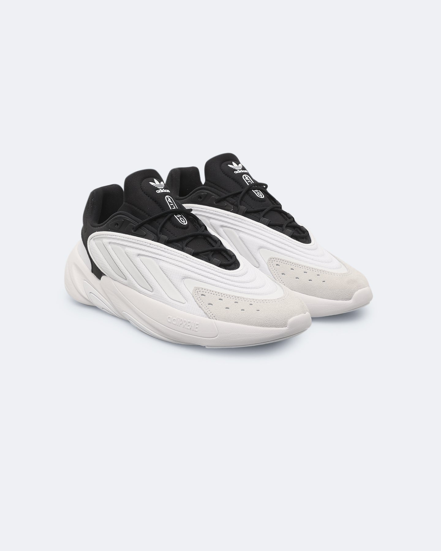 Adidas Ozelia Shoes for Men - White/Core Black Running Sneakers | Lightweight & Comfortable for Gym, Workout & Daily Wear
