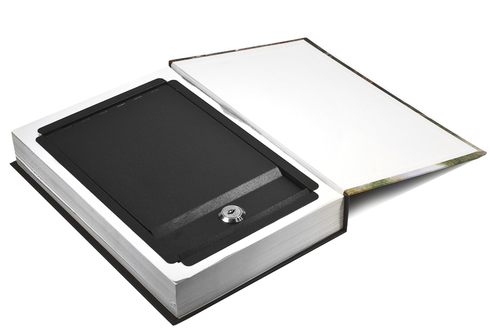 Barska Hidden Real Book Lock Box - Secure Storage for Valuables, Cash & Documents | Perfect for Home, Office & Travel Security