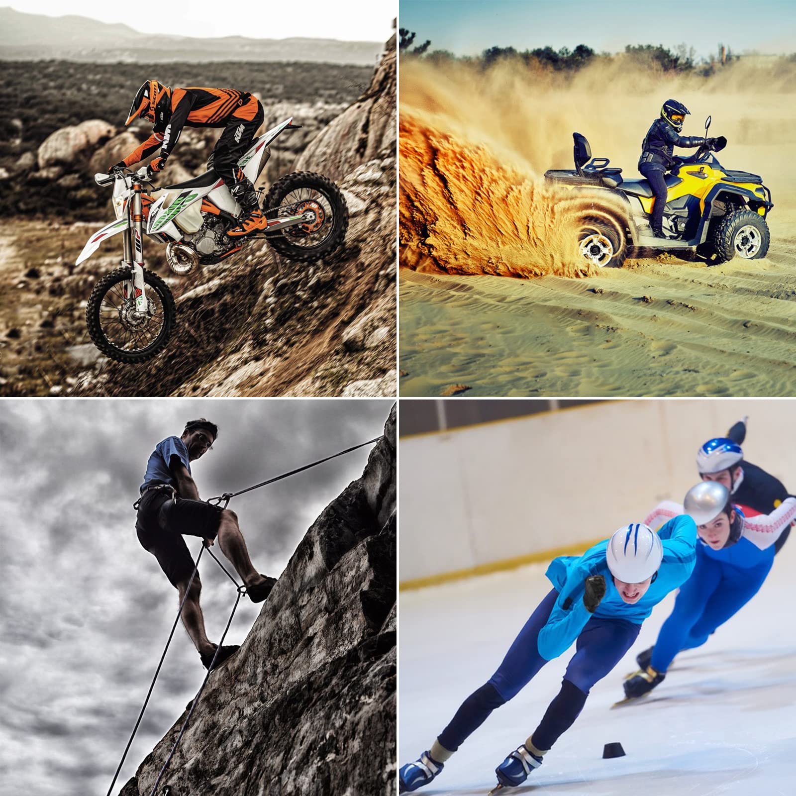 **Touchscreen Motorcycle Gloves for Men & Women - Breathable Racing Gloves for Motocross, BMX, ATV, MTB & Cycling - Perfect for Off-Road Adventures & Commuting**