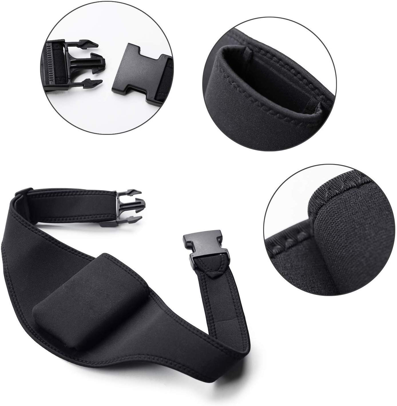 Fitness Instructor Mic Belt - Vertical Microphone Transmitter Carrier for Gym Classes, Public Speaking, Theater & Yoga Teachers | Durable Hands-Free Wireless Mic Holder for Spin, Pilates & Group Fitness