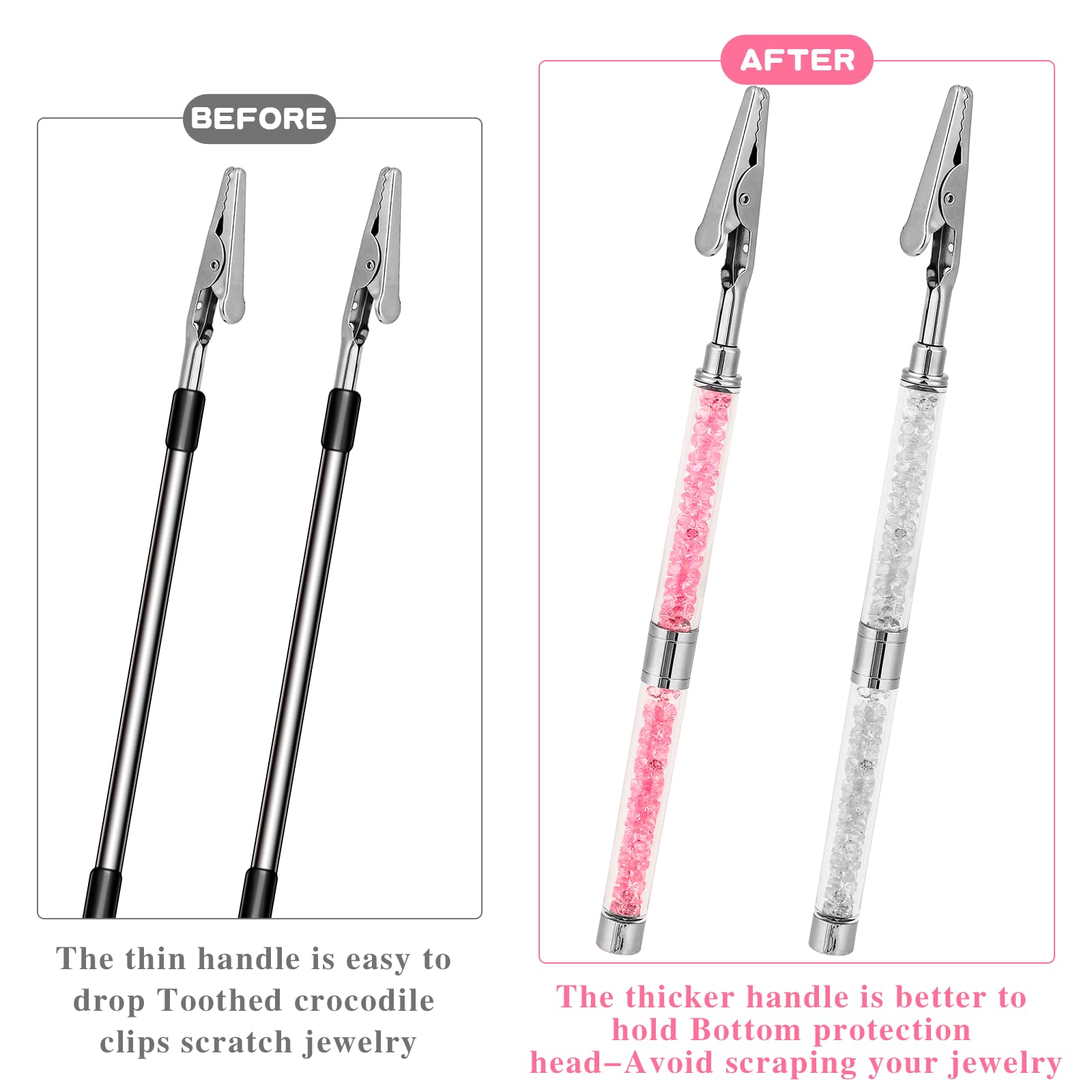 2 Pcs Bracelet Helper Tool - Jewelry Clasp Fastener for Easy Bracelet Wearing & Removal - Portable Bracelet Fastening Aid for Solo Use - Perfect for Travel, Gifts & Daily Wear