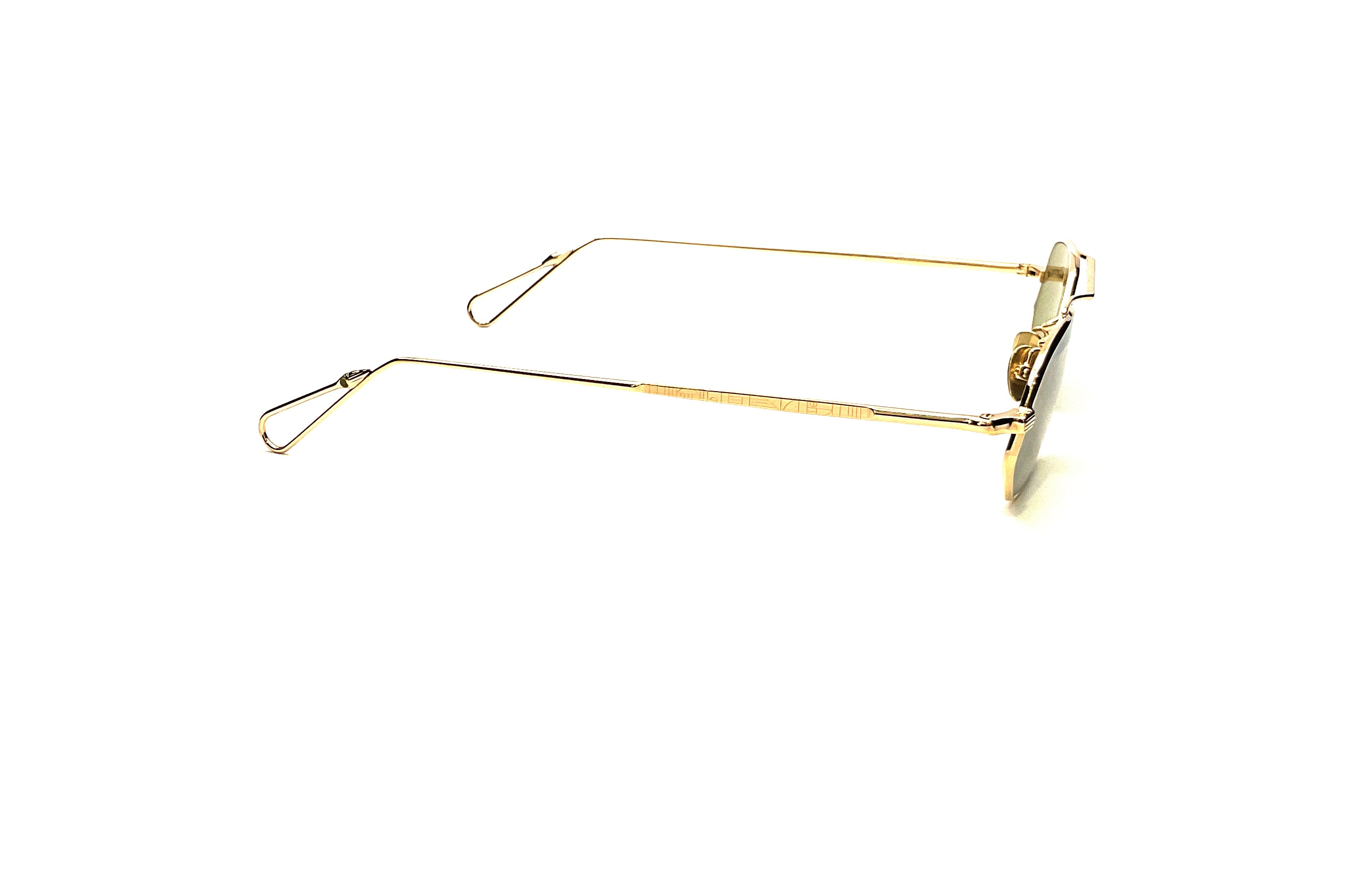 Ahlem Pont Lincoln Sunglasses - Champagne & Khaki Light Frame - Luxury UV Protection Shades for Women & Men - Perfect for Beach, Driving & Outdoor Activities