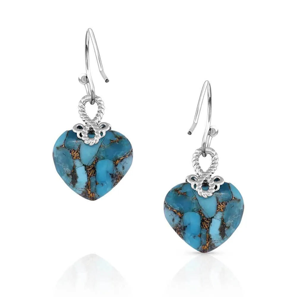 Untamable Heart of Stone Earrings - Handmade Bohemian Jewelry for Women | Perfect for Date Night, Parties & Boho Fashion