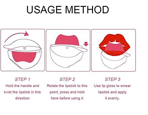 VBA Apple Shape Velvet Matte Lipstick - Long Lasting, Waterproof, Non-Stick Cup Lip Gloss (2 Pack - Red & Maroon) | Perfect for Everyday Wear, Date Night & Special Occasions