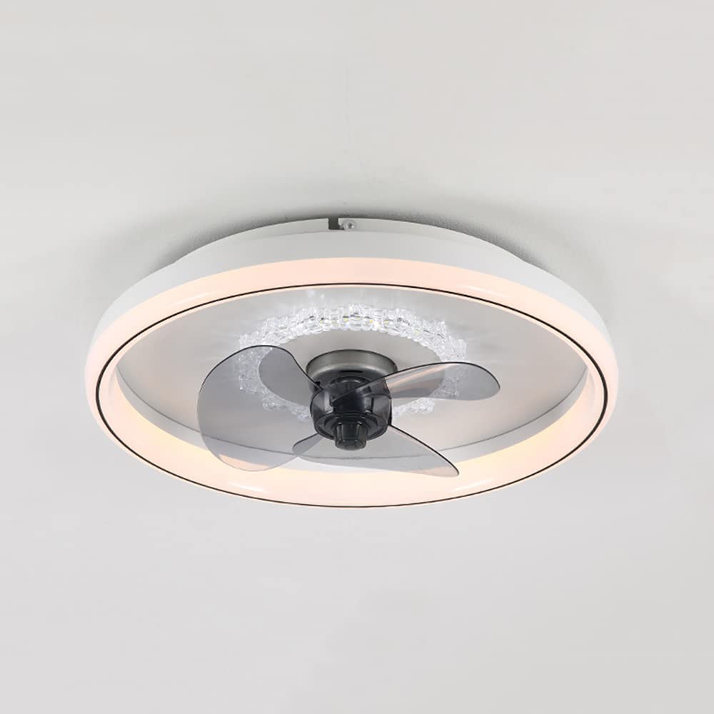Nordic Style Quiet & Safe Ceiling Fan with Lights - Remote Control, 3 Speed Modes, Dimmable LED, Timer Function | Perfect for Bedroom, Kitchen & Living Room