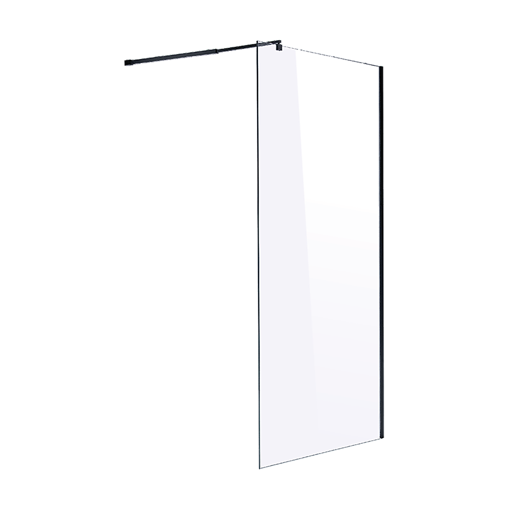 Frameless 10mm Tempered Safety Glass Shower Screen - 1200mm x 2100mm - Modern Bathroom Upgrade for Walk-in Showers & Wet Rooms