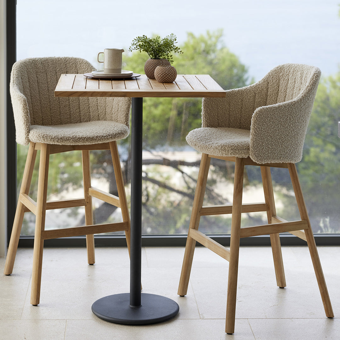 Premium Wooden Bar Stool with Backrest & Cushioned Seat - Comfortable Counter Height Chair for Kitchen Island, Breakfast Nook & Home Bar Decor