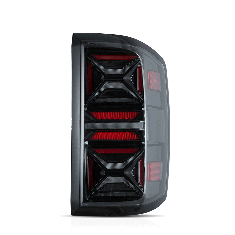 2014-2018 Chevrolet Silverado LED Tail Light Assembly with Dynamic Welcome Lighting - Upgrade for Enhanced Visibility & Style | Perfect for Night Driving & Custom Truck Modifications
