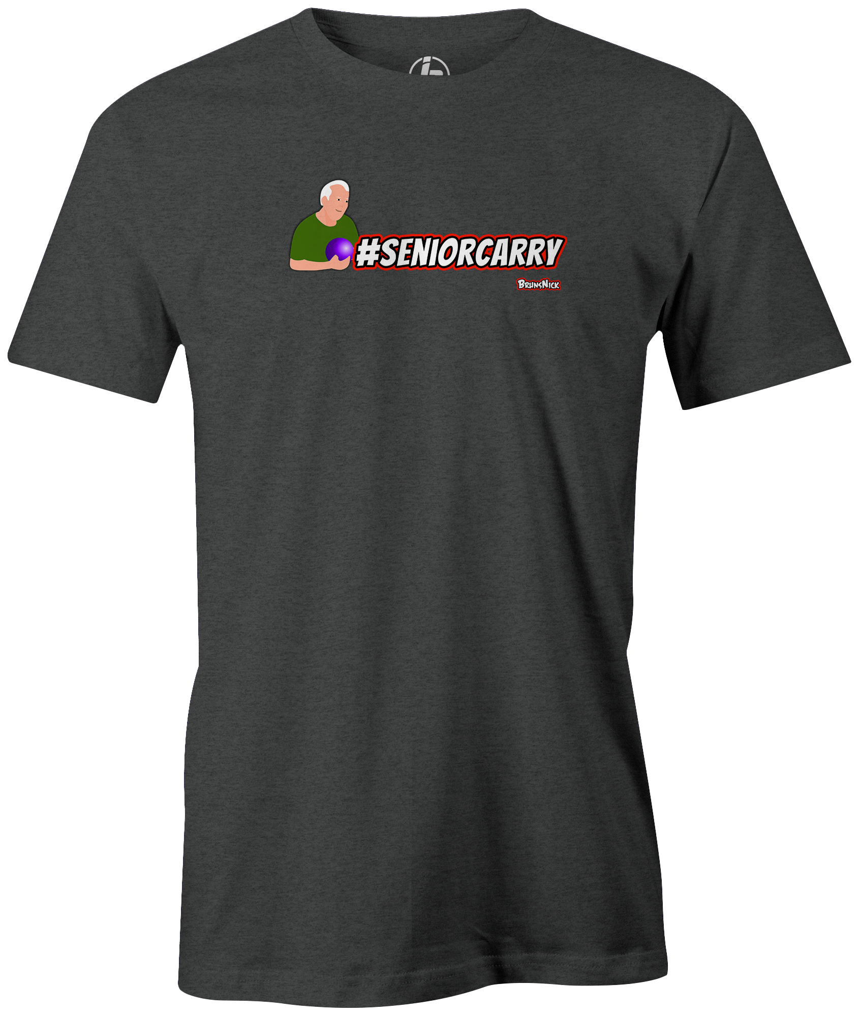 Brunswick Bowler Senior Carry Bowling T-Shirt | Official Brunsnick YouTube Merch | Perfect for League Play & Bowling Tournaments