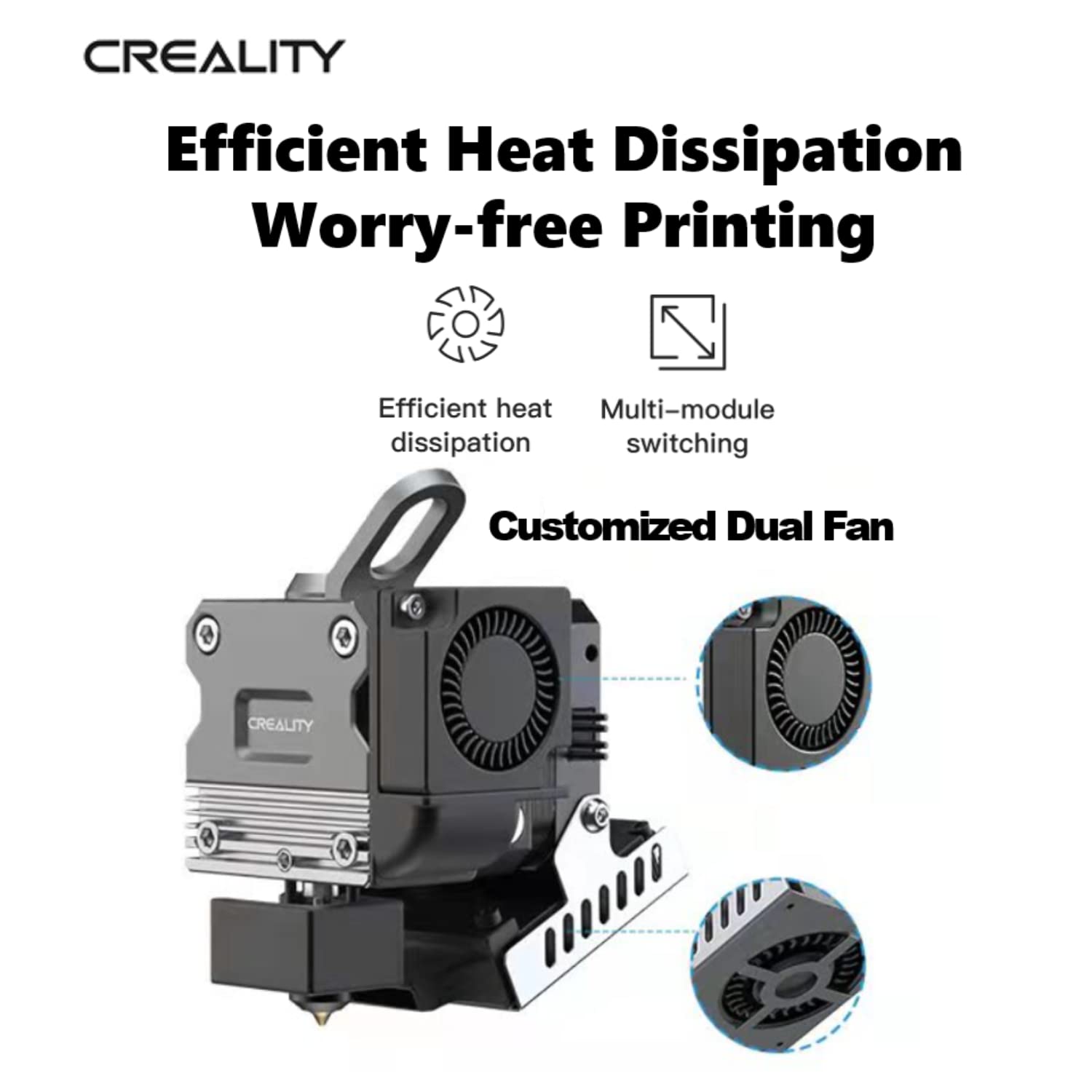 Creality Sprite Extruder Pro Upgrade Kit - Direct Drive Extruder for Ender 3, Ender 3 V2, Ender 3 Pro & Ender 3 Max 3D Printers | High Precision Printing for PLA, ABS, PETG Filaments | Perfect for Home DIY Projects & Professional 3D Printing