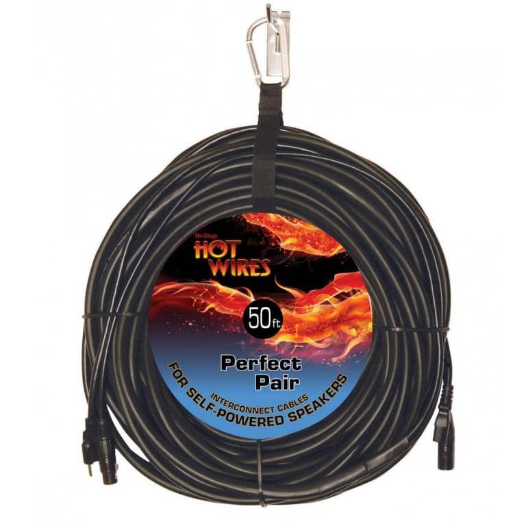 Premium 50ft Siamese Cable - High-Quality Audio and Power Cable for Home Theater, Studio, and Live Sound Systems | Durable and Reliable for Professional and Home Use