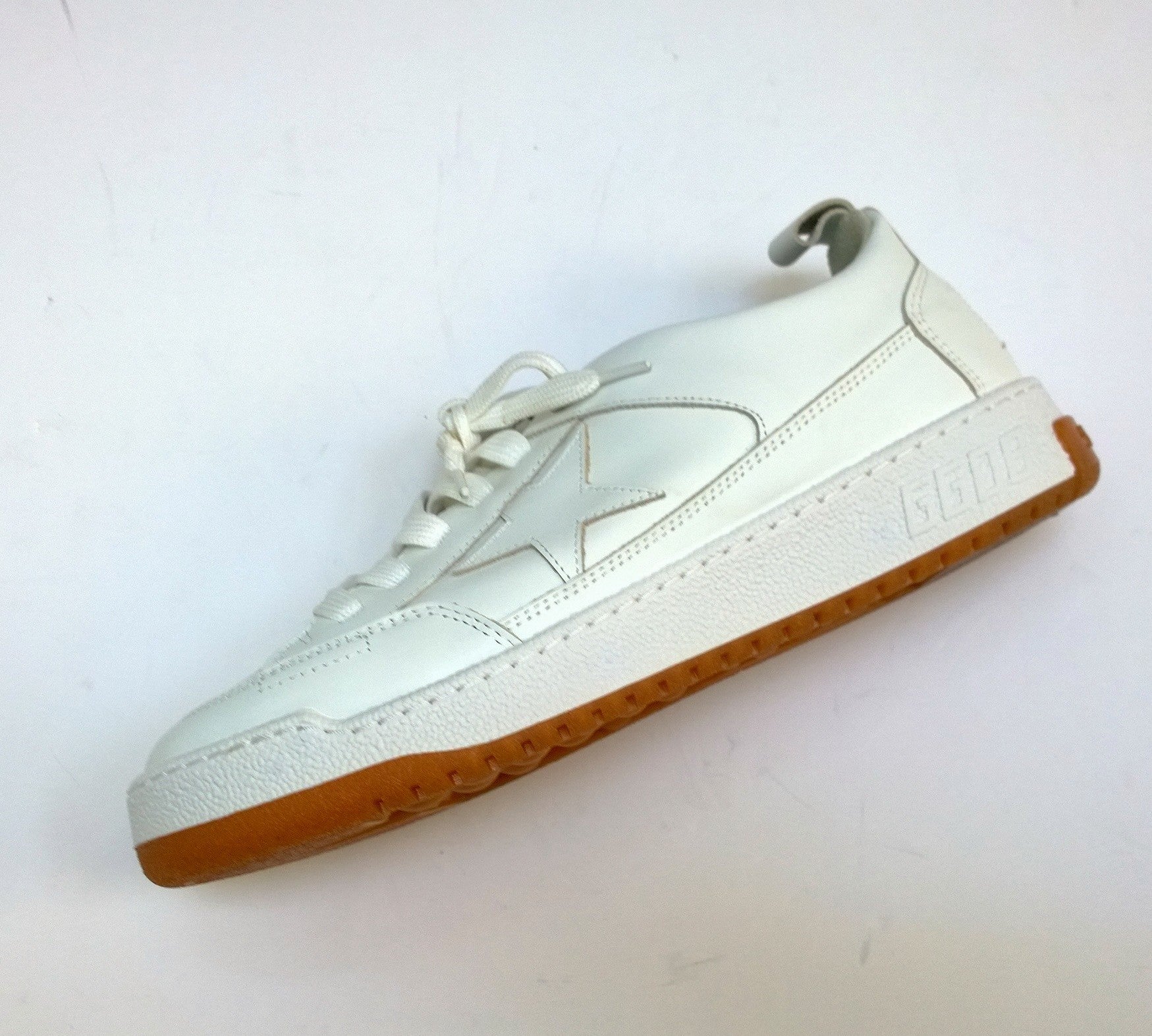 Golden Goose Yeah! White Leather Sneakers for Women - Stylish & Comfortable Casual Shoes for Everyday Wear, Walking & Travel