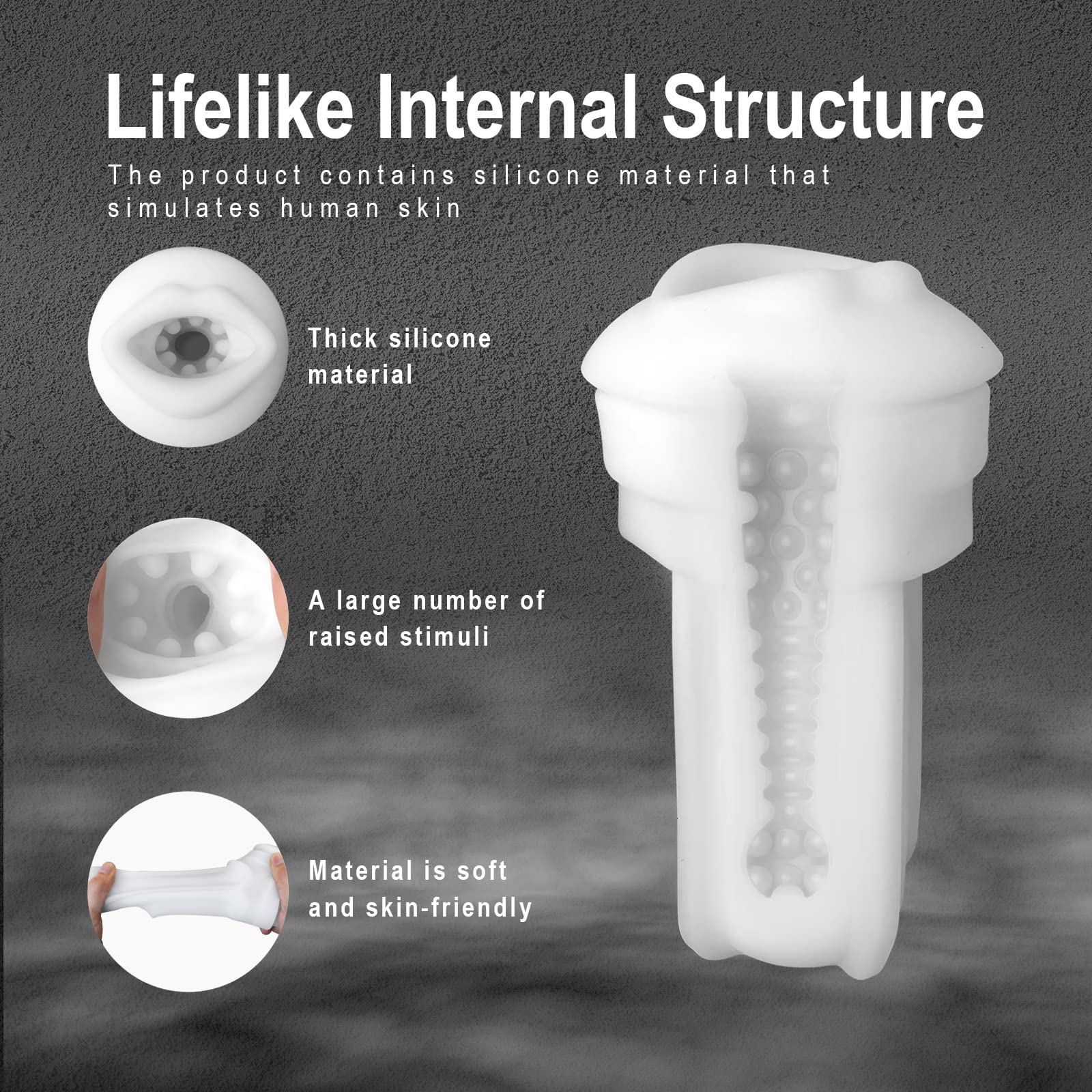 Premium Automatic Male Masturbator Cup - 5 Suction & 5 Vibration Modes, Realistic 3D Textured Vagina Oral Sex Toy for Men | Electric Pocket Pussy for Intense Penis Stimulation | Perfect for Solo Play, Couples Fun & Discreet Pleasure
